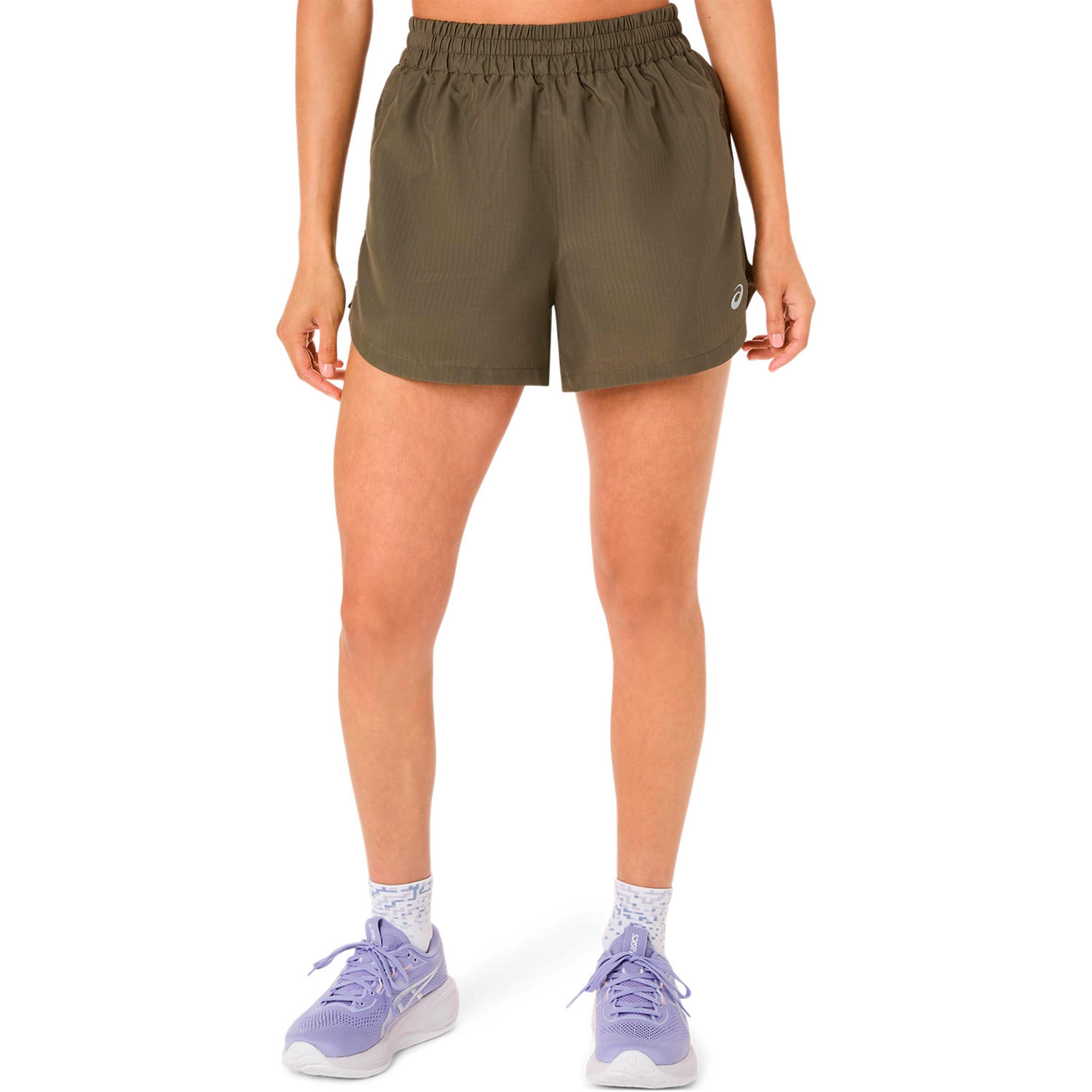 ASICS Nagino 4in Run Running shorts Women-green