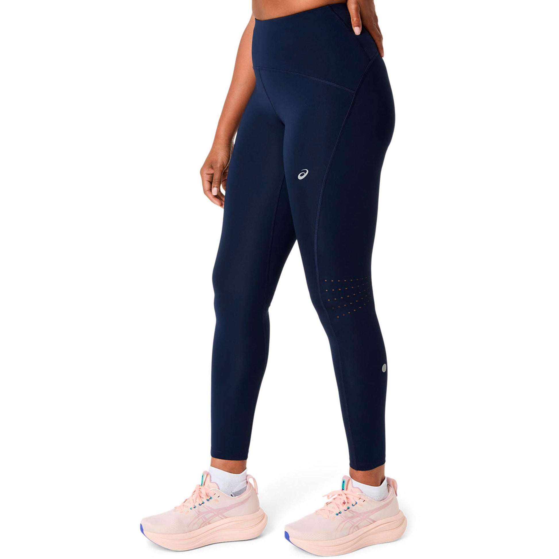 ASICS Road High Waist  Lauftight Damen - dunkelblau