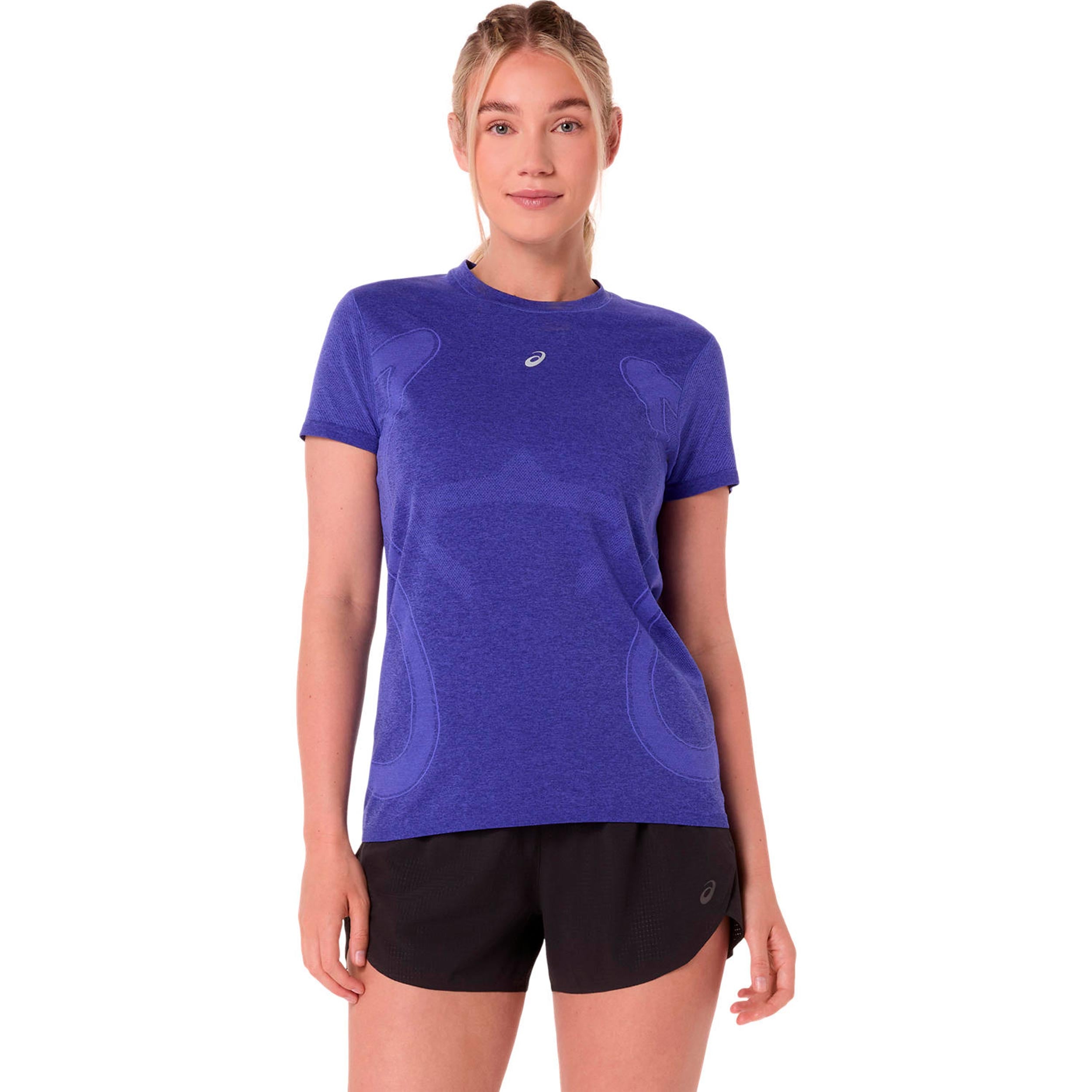 ASICS Road Seamless  Running shirt Women - blue, lilac