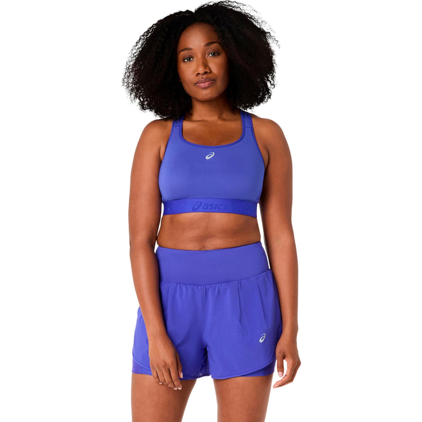 ASICS Road Compression  Sport-BH Damen - blau, dunkelblau