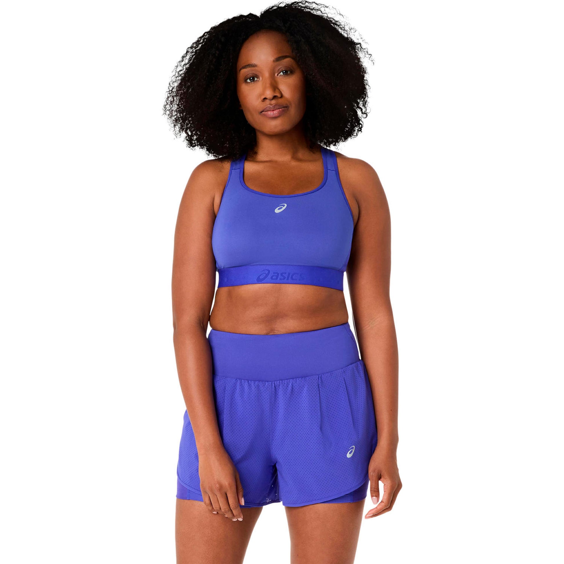 ASICS Road Compression  Sport-BH Damen - blau, dunkelblau