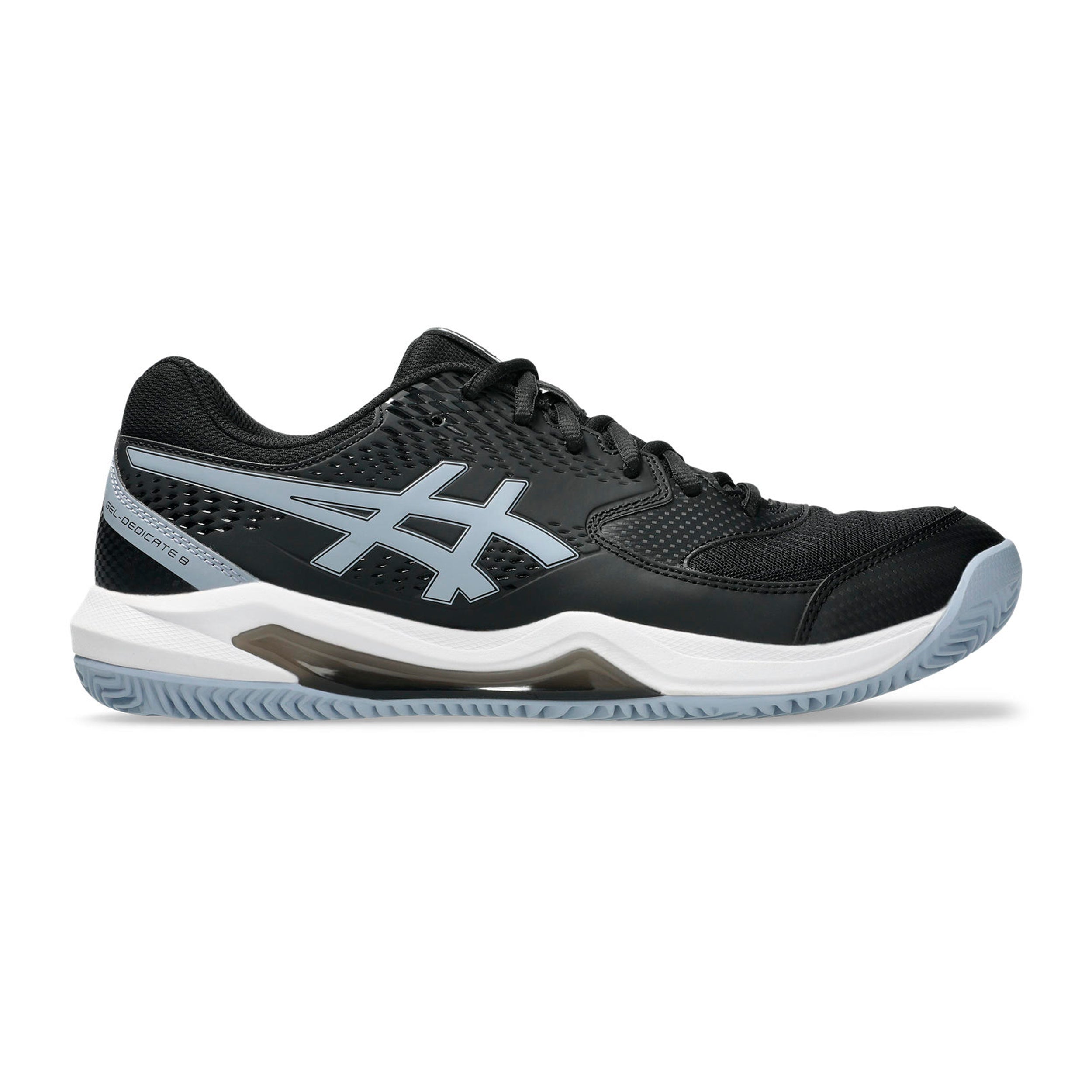 ASICS Gel-Dedicate 8 Sandplatzschuh Herren - schwarz, grau