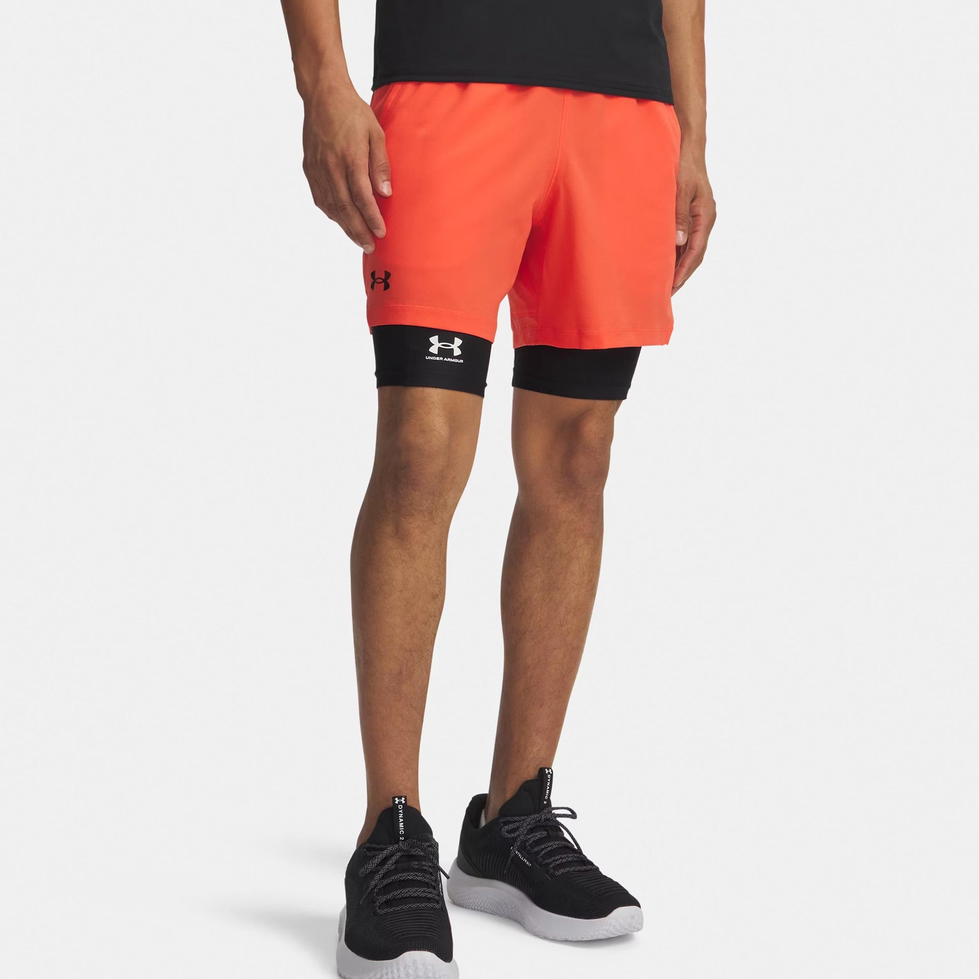 Under Armour Vansih Woven 6in Shorts Herren-rot, schwarz matt