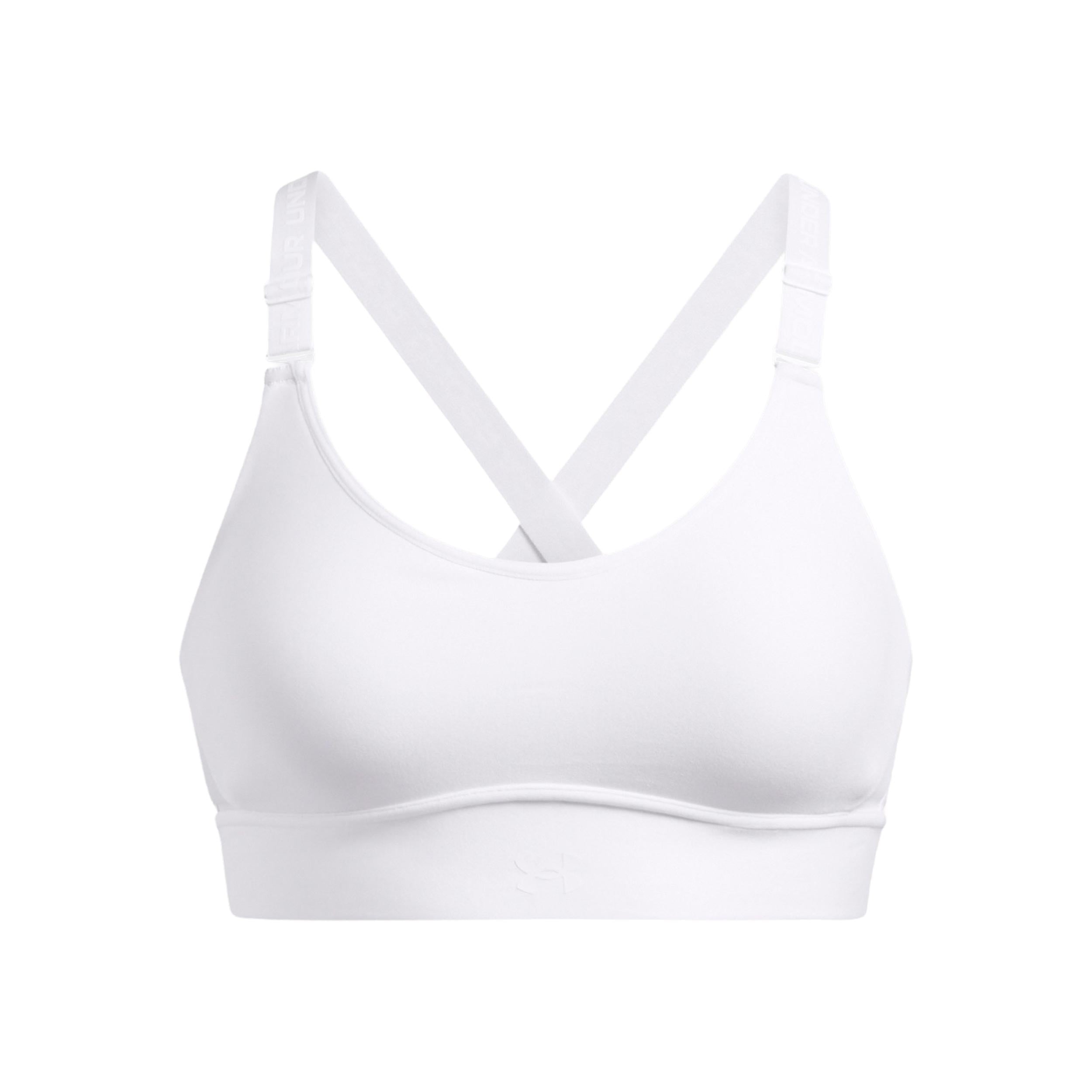 Under Armour Infinity Mid 2.0 Sport-BH Damen-weiß, weiß