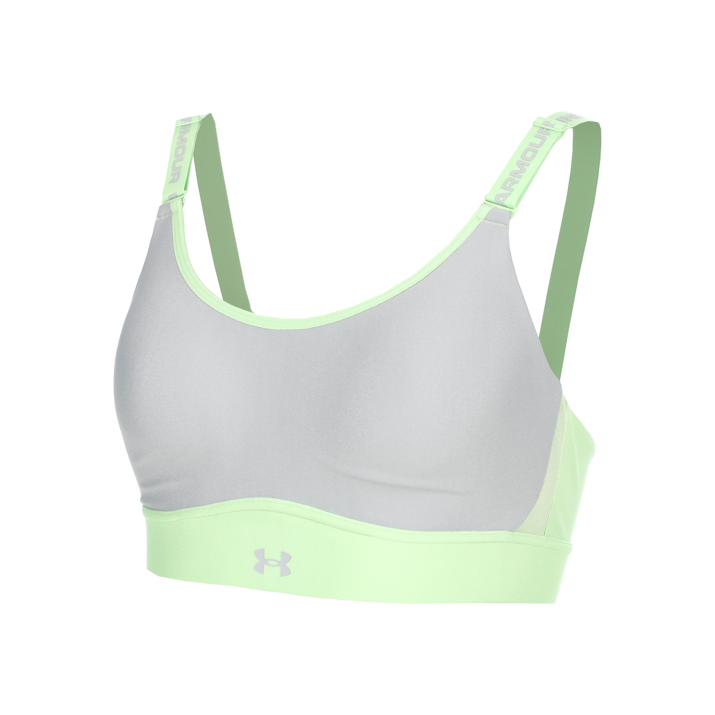 Under Armour Infinity Mid 2.0 Sports bras Women-green, grey