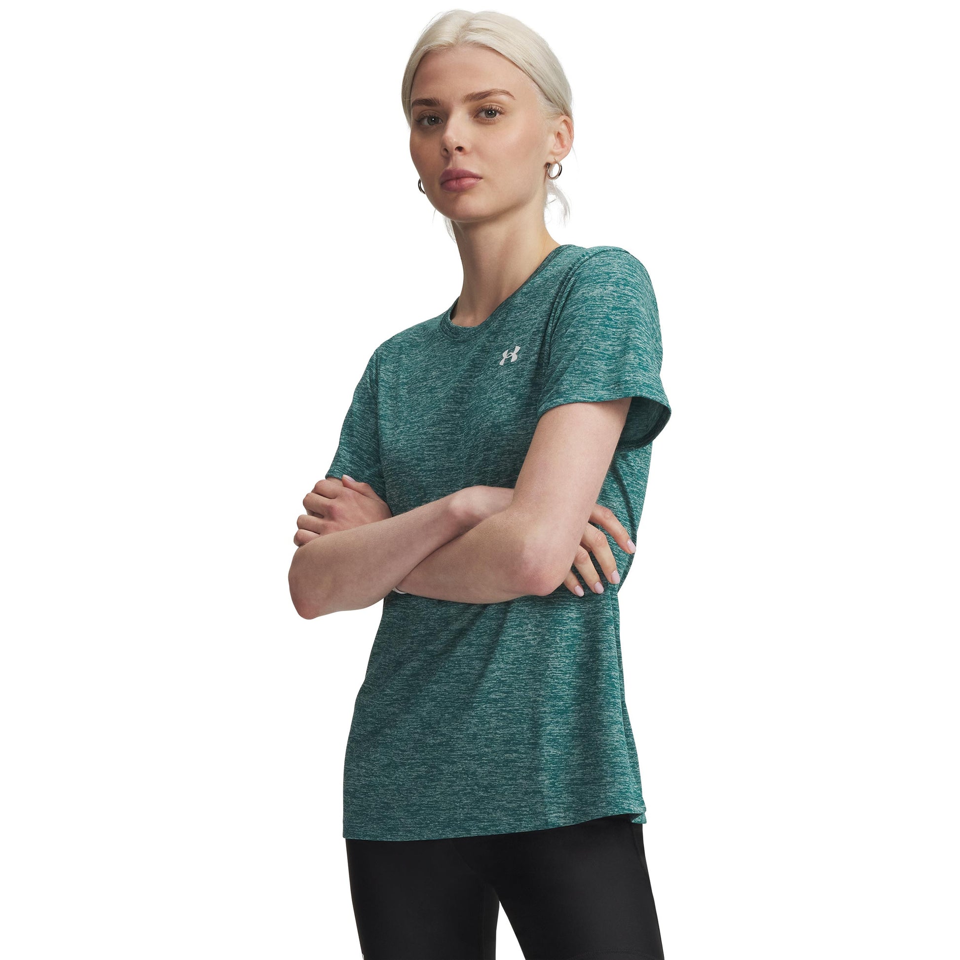 Under Armour Tech Twist T-Shirt Damen-grün, weiß