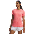 Tech Twist T-Shirt Damen-rot, weiß