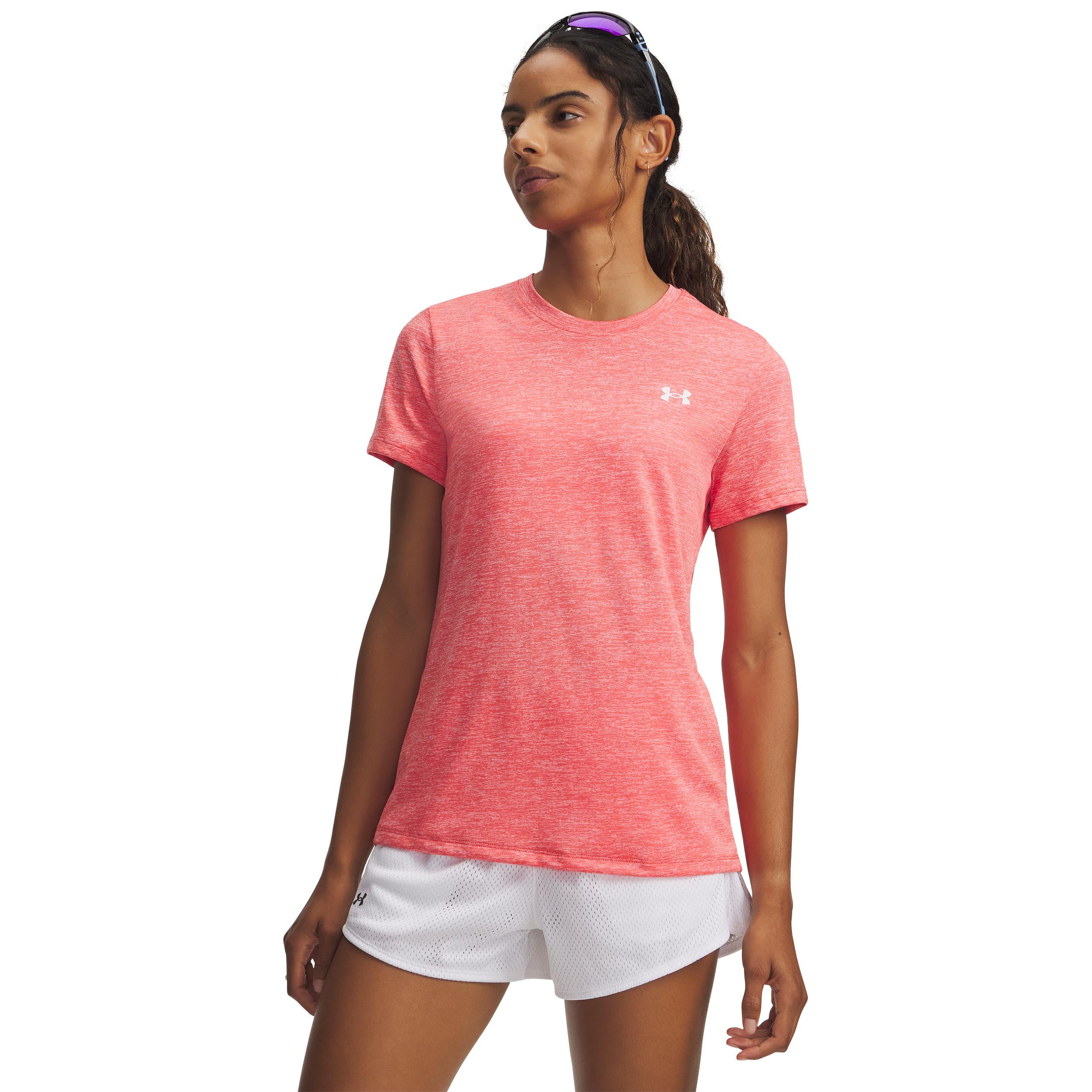 Under Armour Tech Twist T-Shirt Women-red, white