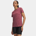 Tech Twist T-Shirt Damen - rot, dunkelrot