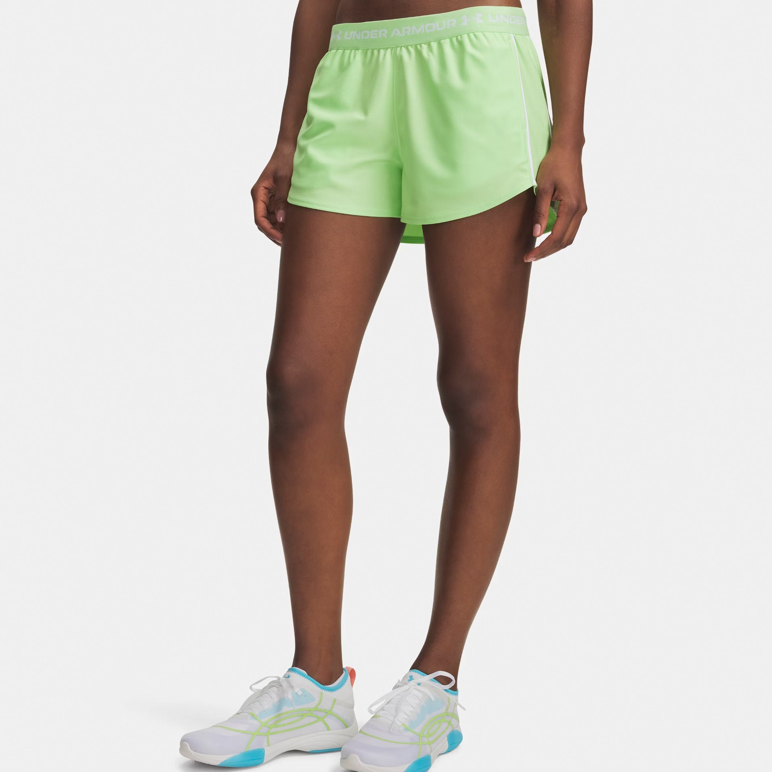 Under Armour Tech Play Up Shorts Women-green, dark green