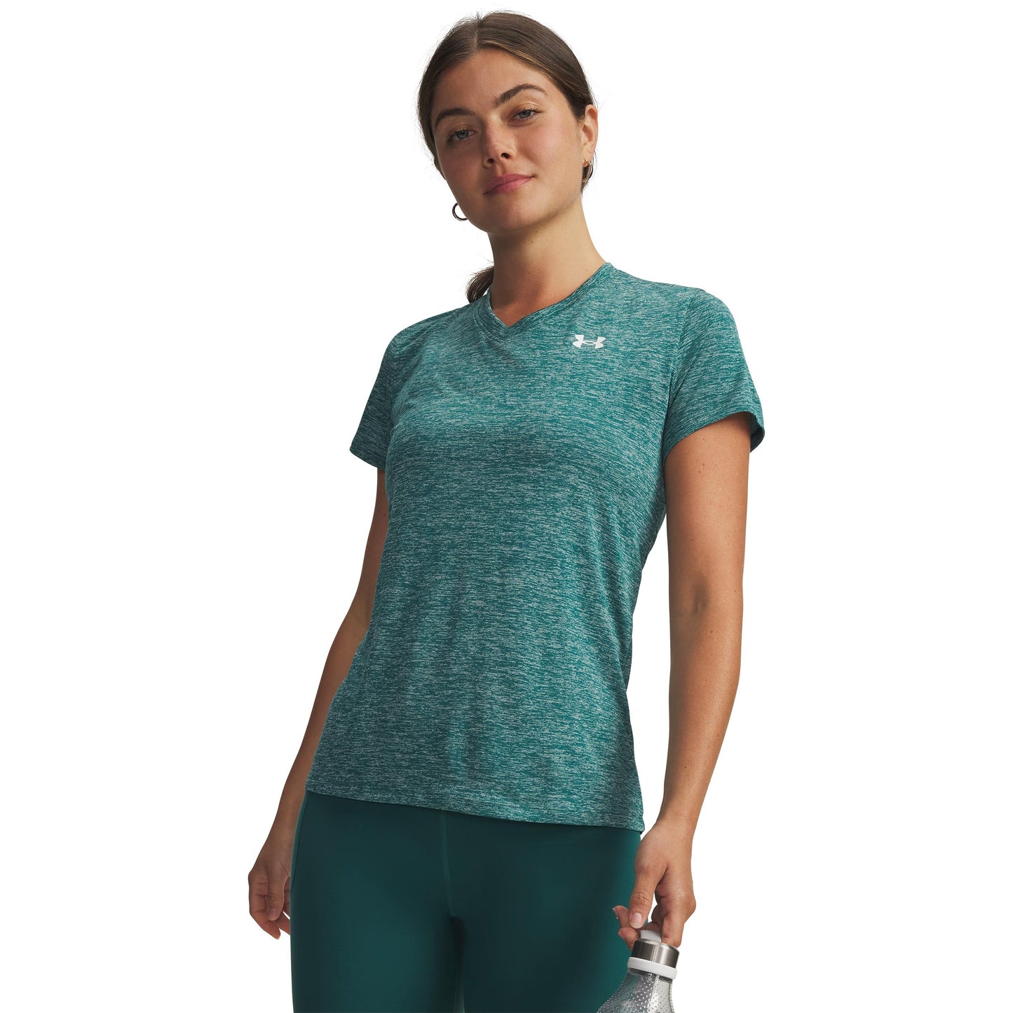 Under Armour Tech Twist T-Shirt Women-green, white