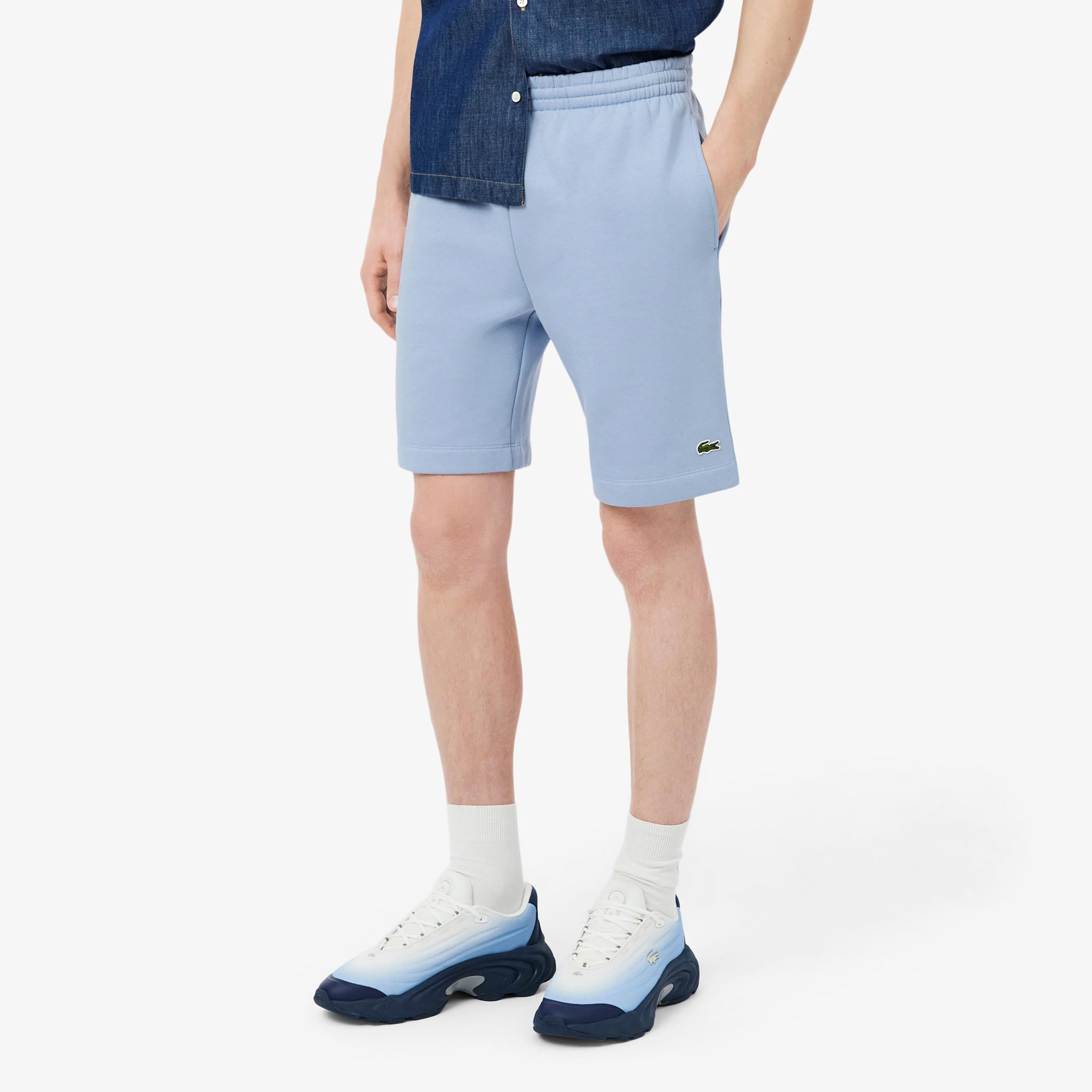 Lacoste Shorts Men - light blue, green
