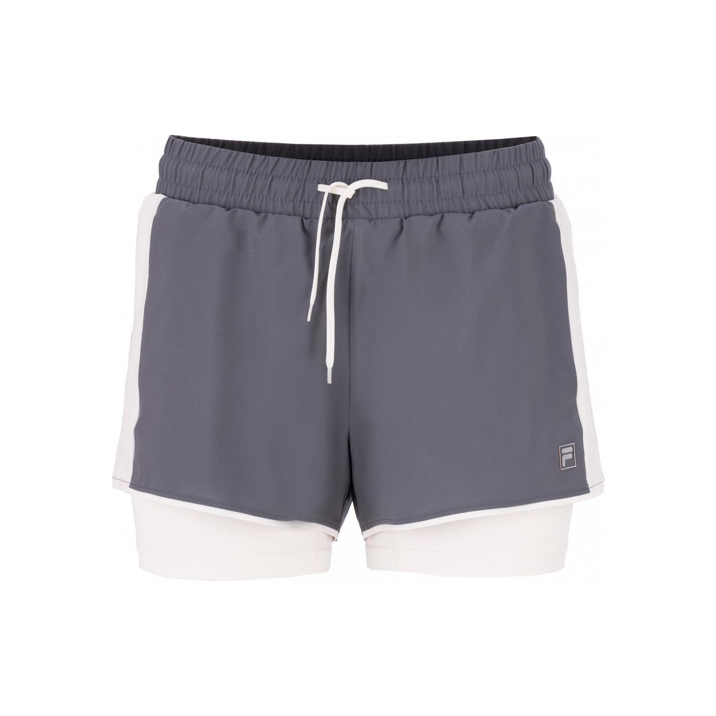 Fila Elea Shorts Damen - blaugrau, offwhite