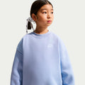 Sportswear Club Fleece Oversized Crew Sweatshirt Kinder-blaugrau