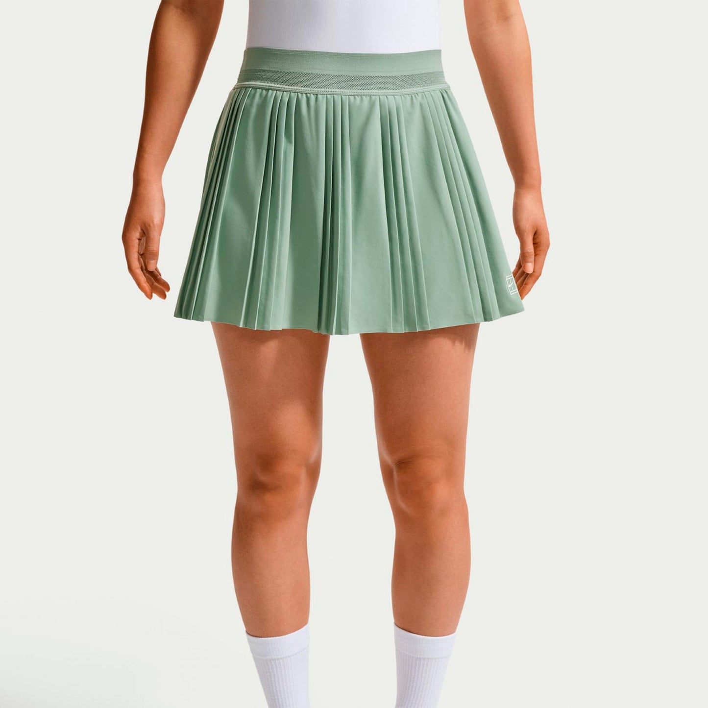 Nike Court Dri-FIT Advantage Ace Skirt Women - grey-green, white