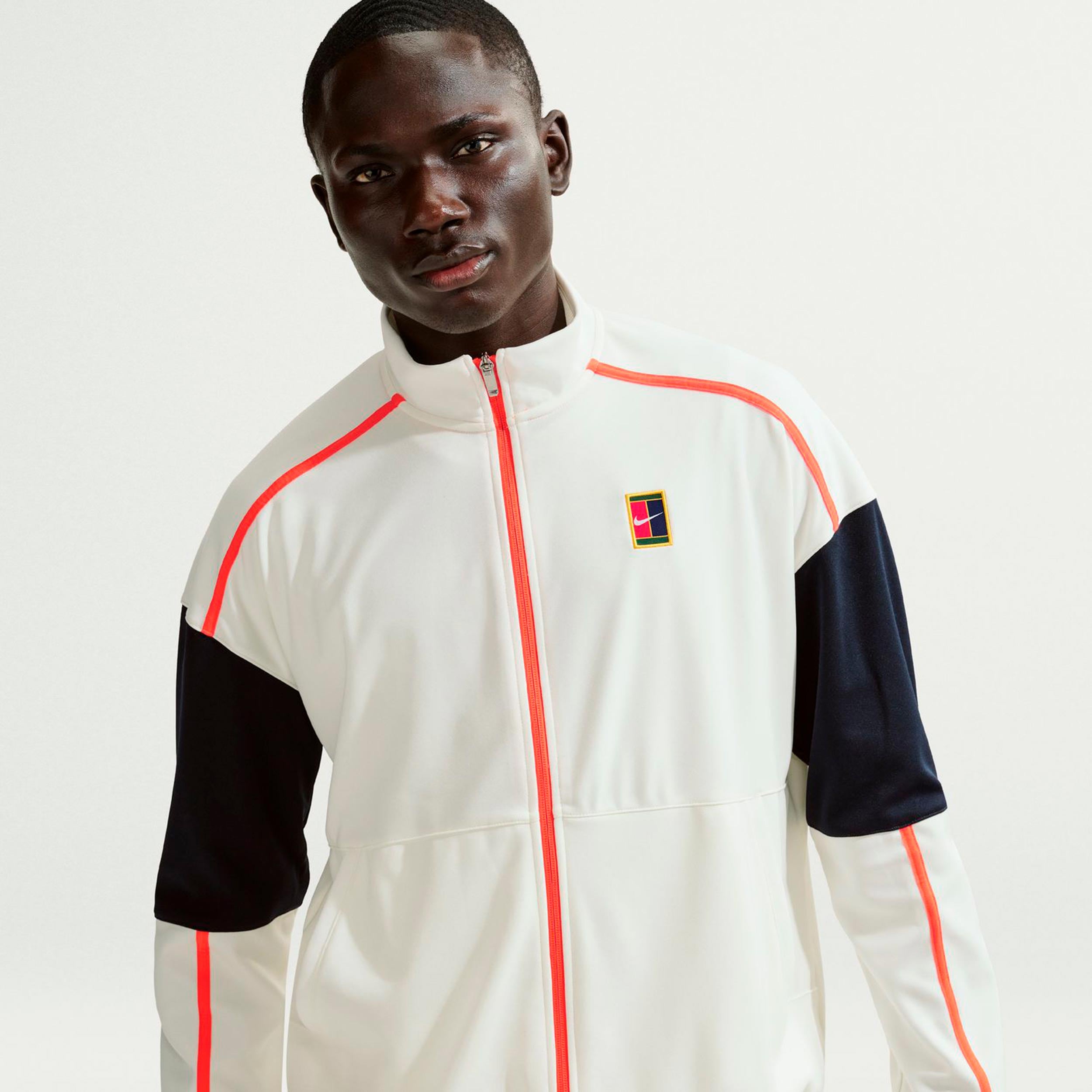 Nike Court Heritage Training jacket Men-cream, orange
