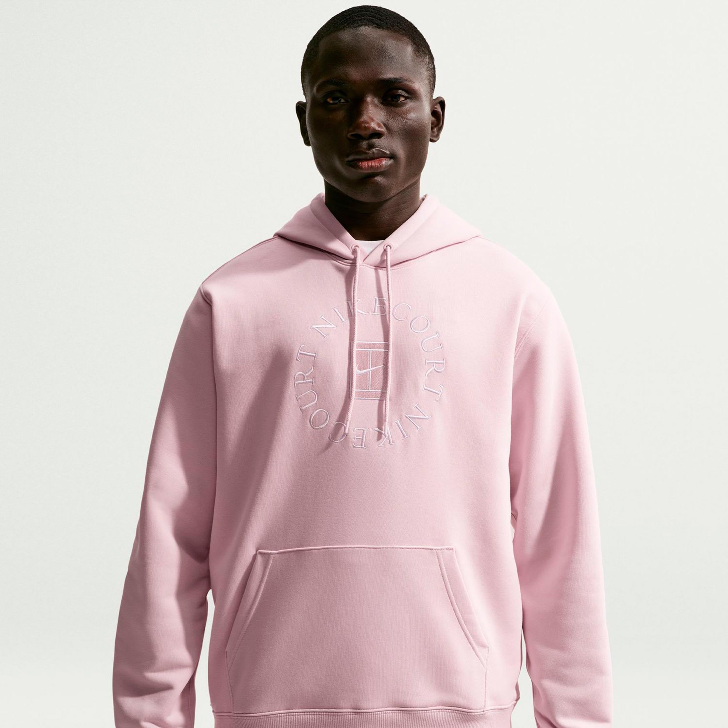 Nike Court Dri-Fit Heritage Hoody Herren - altrosa, beige
