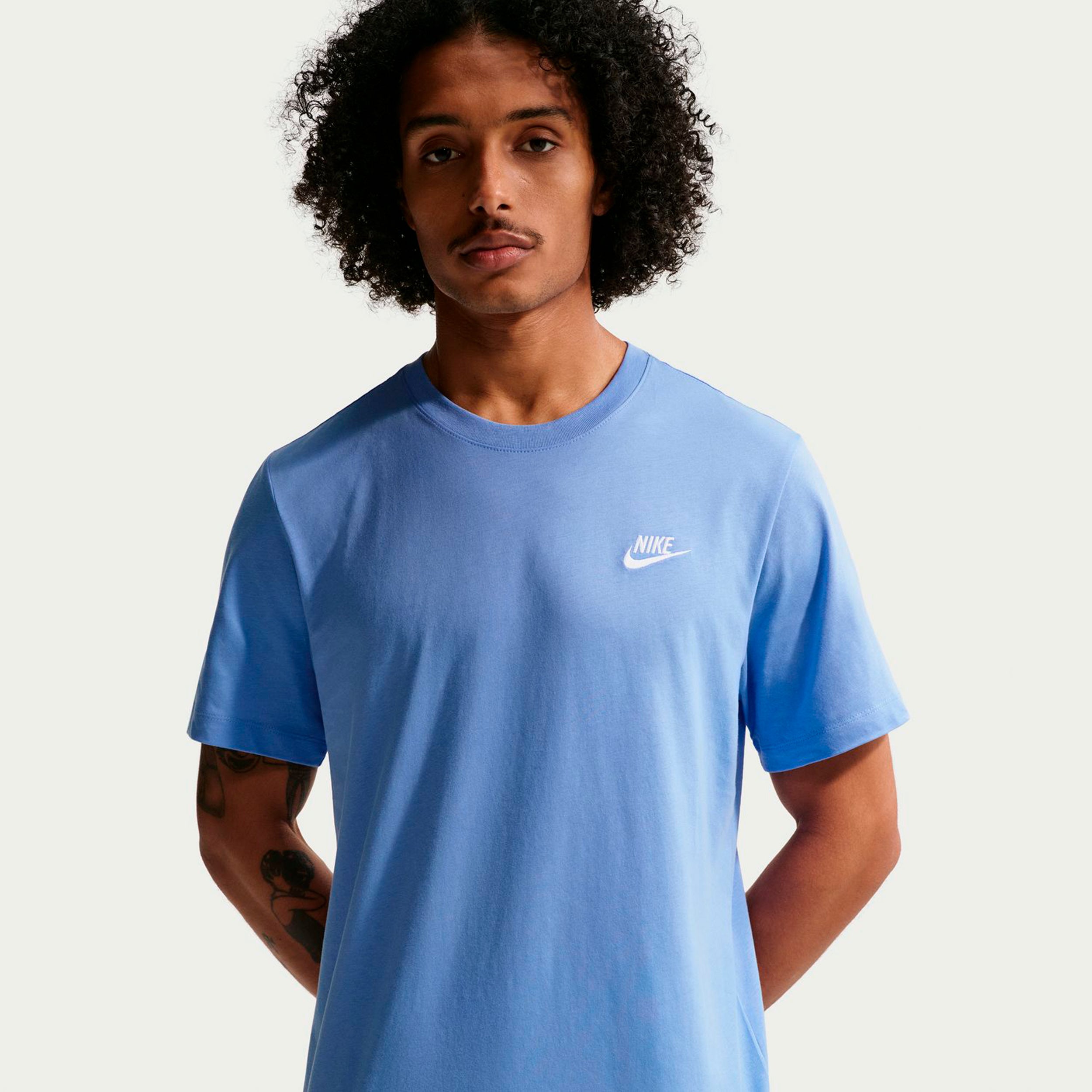 Nike Sportswear Club T-Shirt Men-light blue, blue