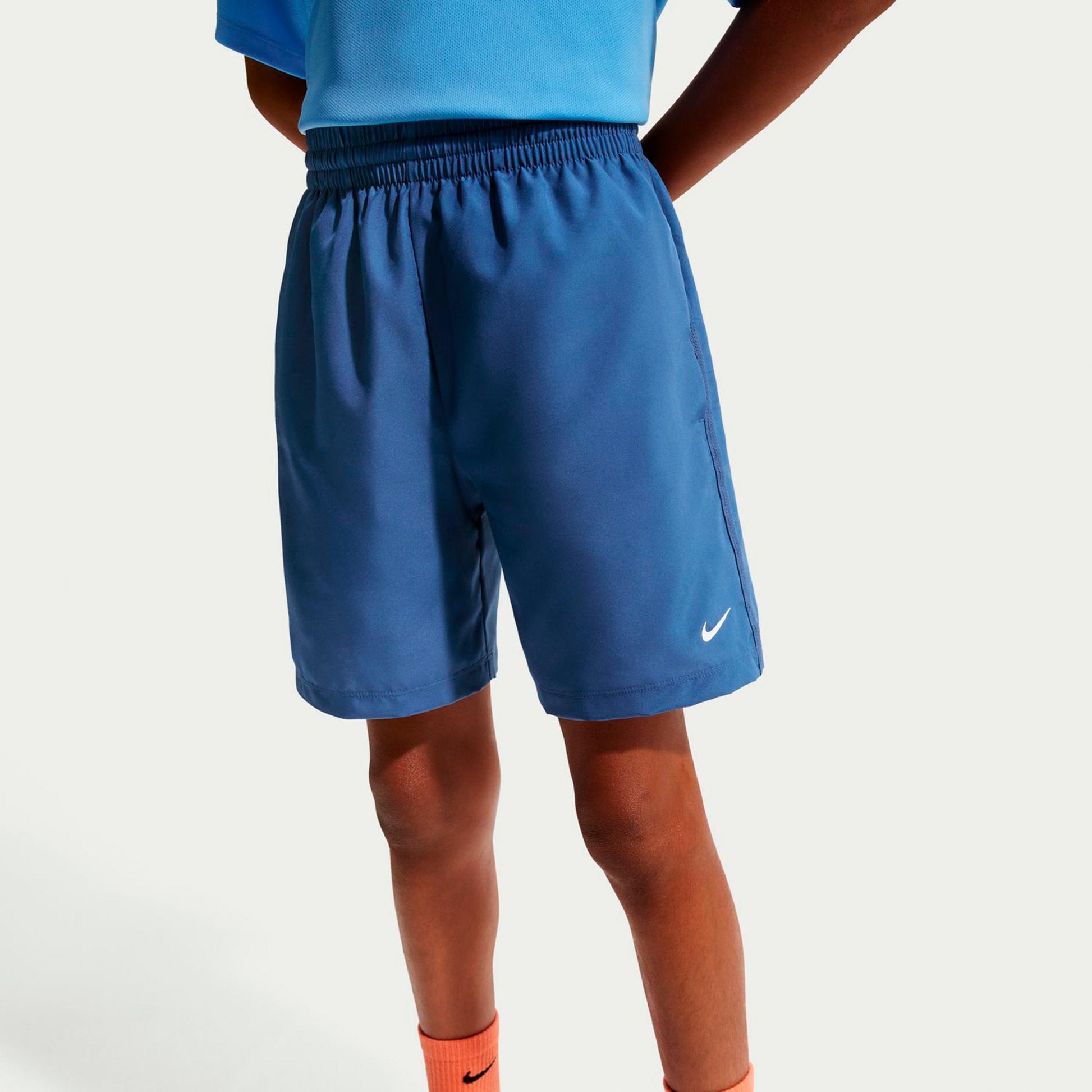 Nike Big Shorts Boys-petrol, white