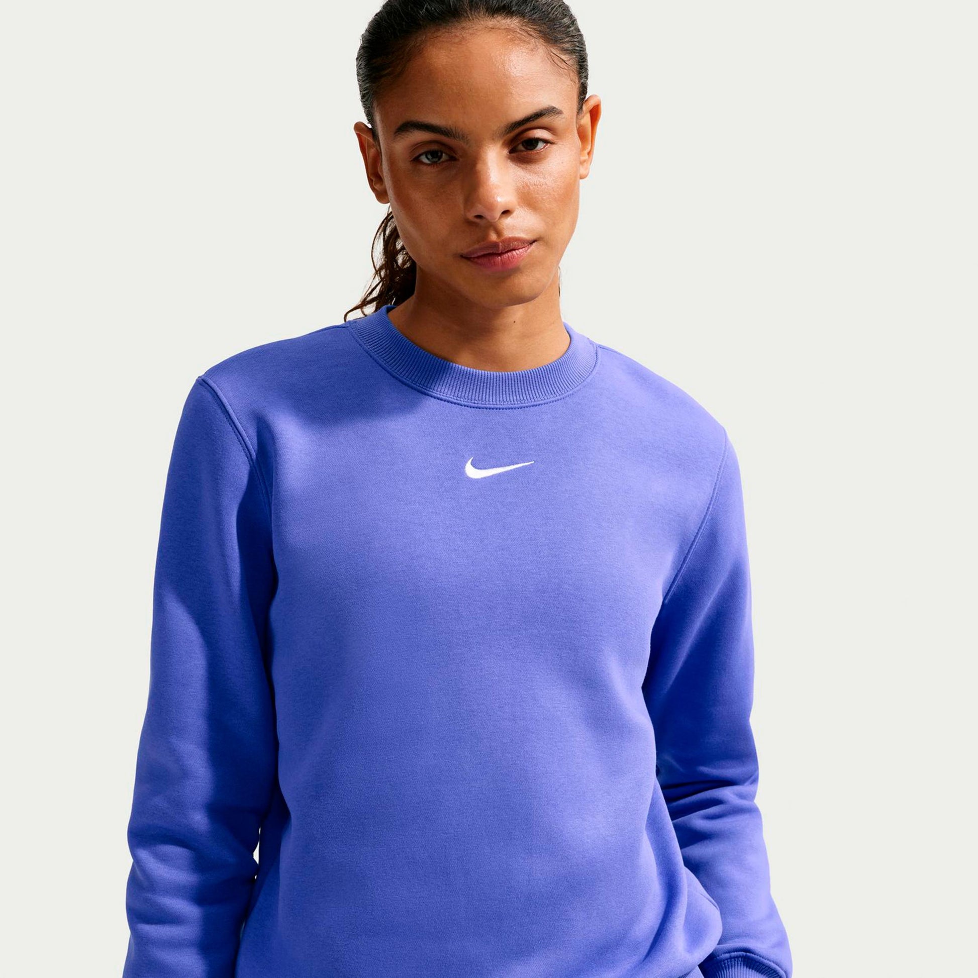 Nike Phoenix Fleece Crew Sweatshirt Women-blue