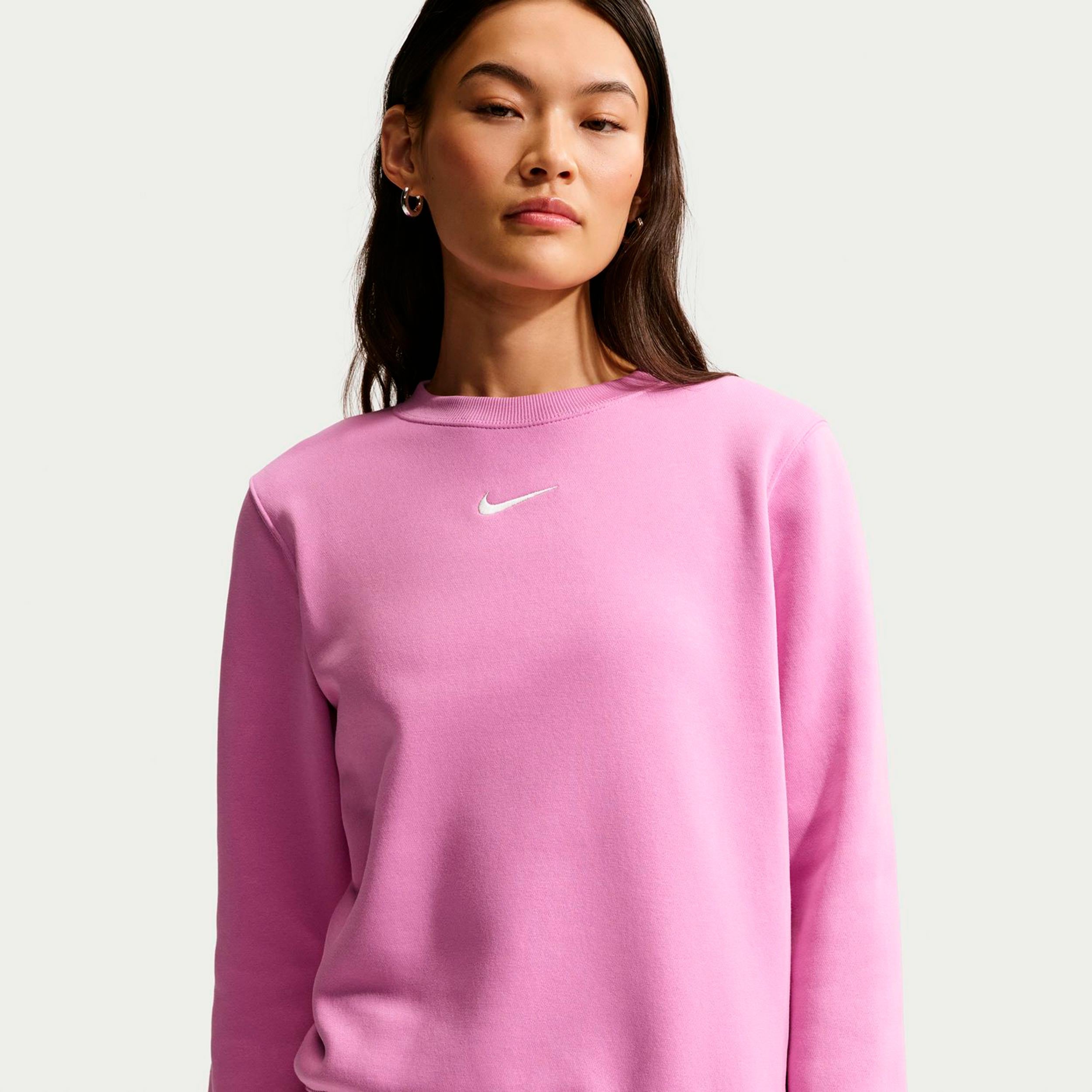 Nike Phoenix Fleece Crew Sweatshirt Damen-flieder