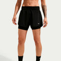 Dri-Fit One Mid Rise 2in1 3in Shorts Women-black, white
