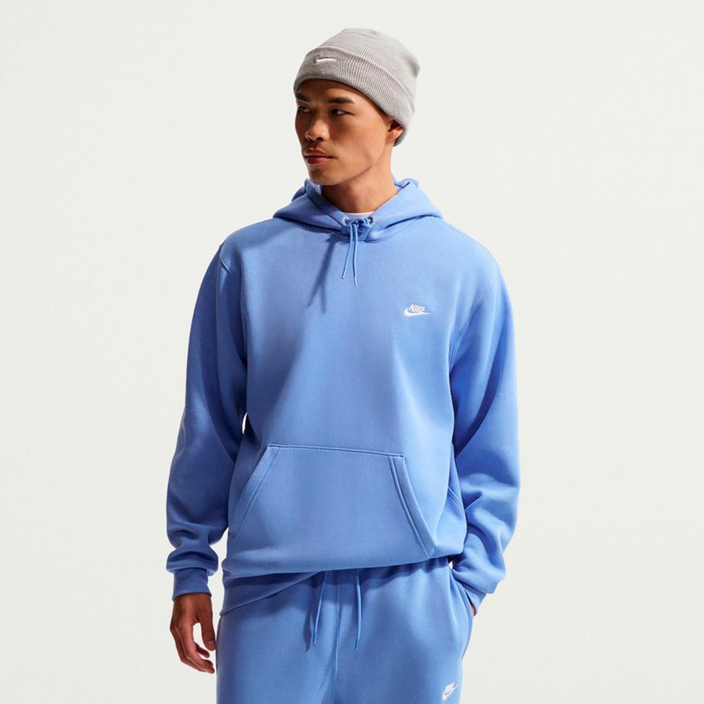 Nike Club Hoody Herren-hellblau