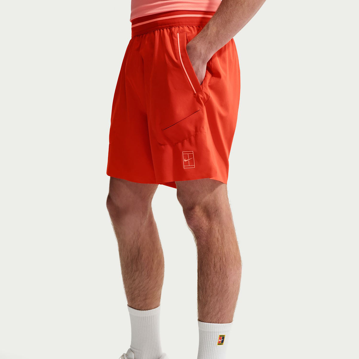 Nike Carlos Alcaraz Court Dri-FIT Advantage 6in Shorts Men - coral