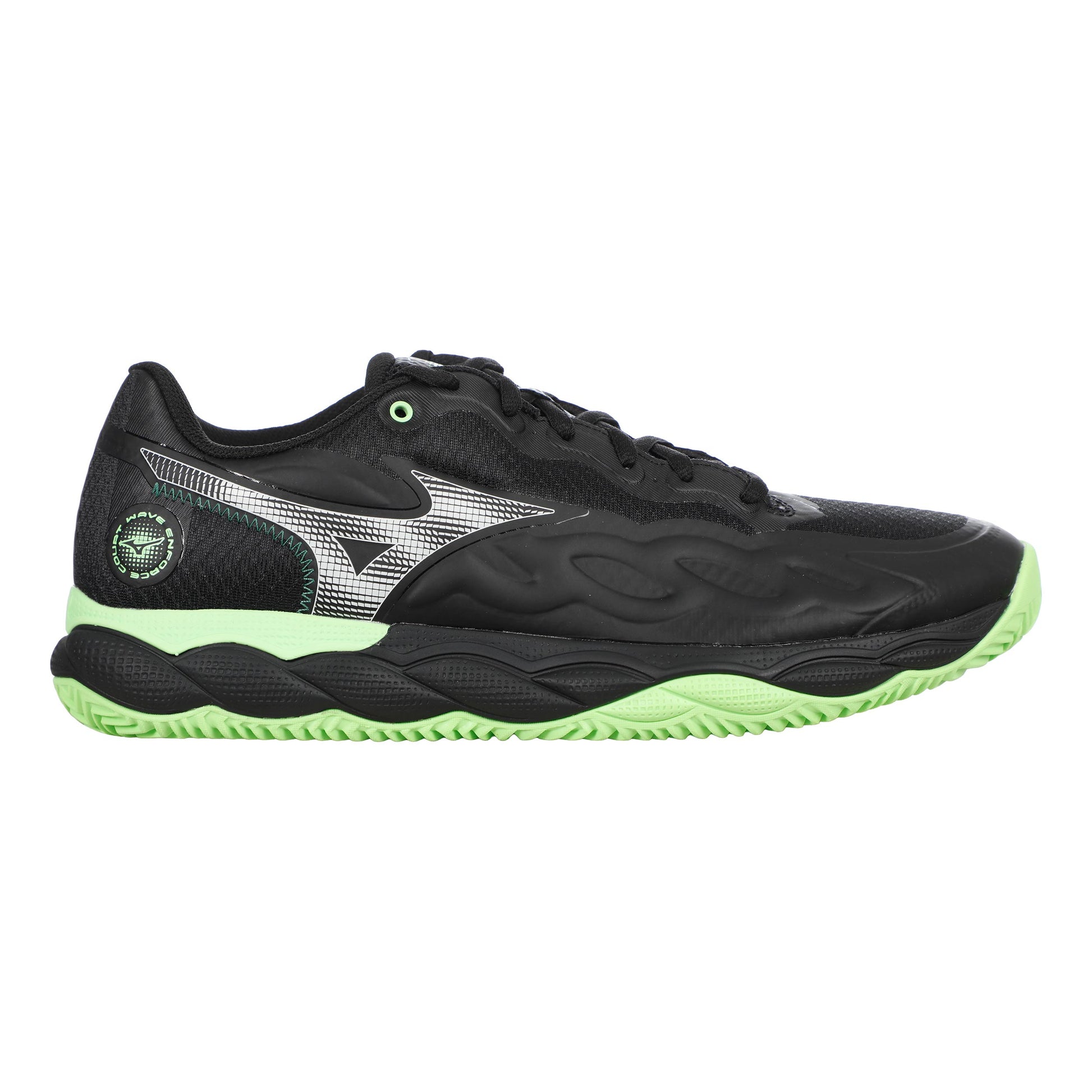 Mizuno WAVE ENFORCE COURT PADEL Padel shoe Men-black, neon green