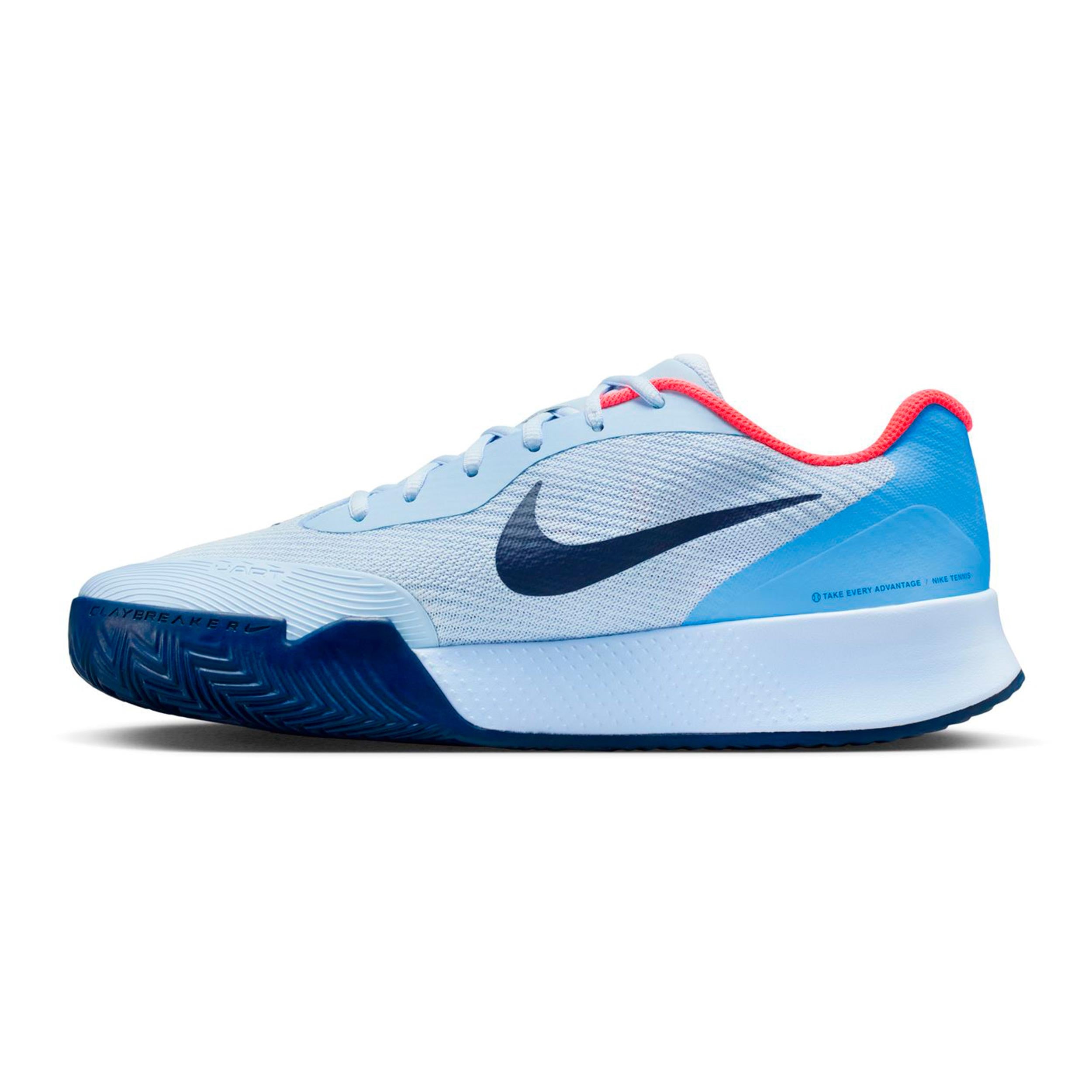 Vapor Lite 3 Clay court shoe Men-light blue, coral | Tennis-Point