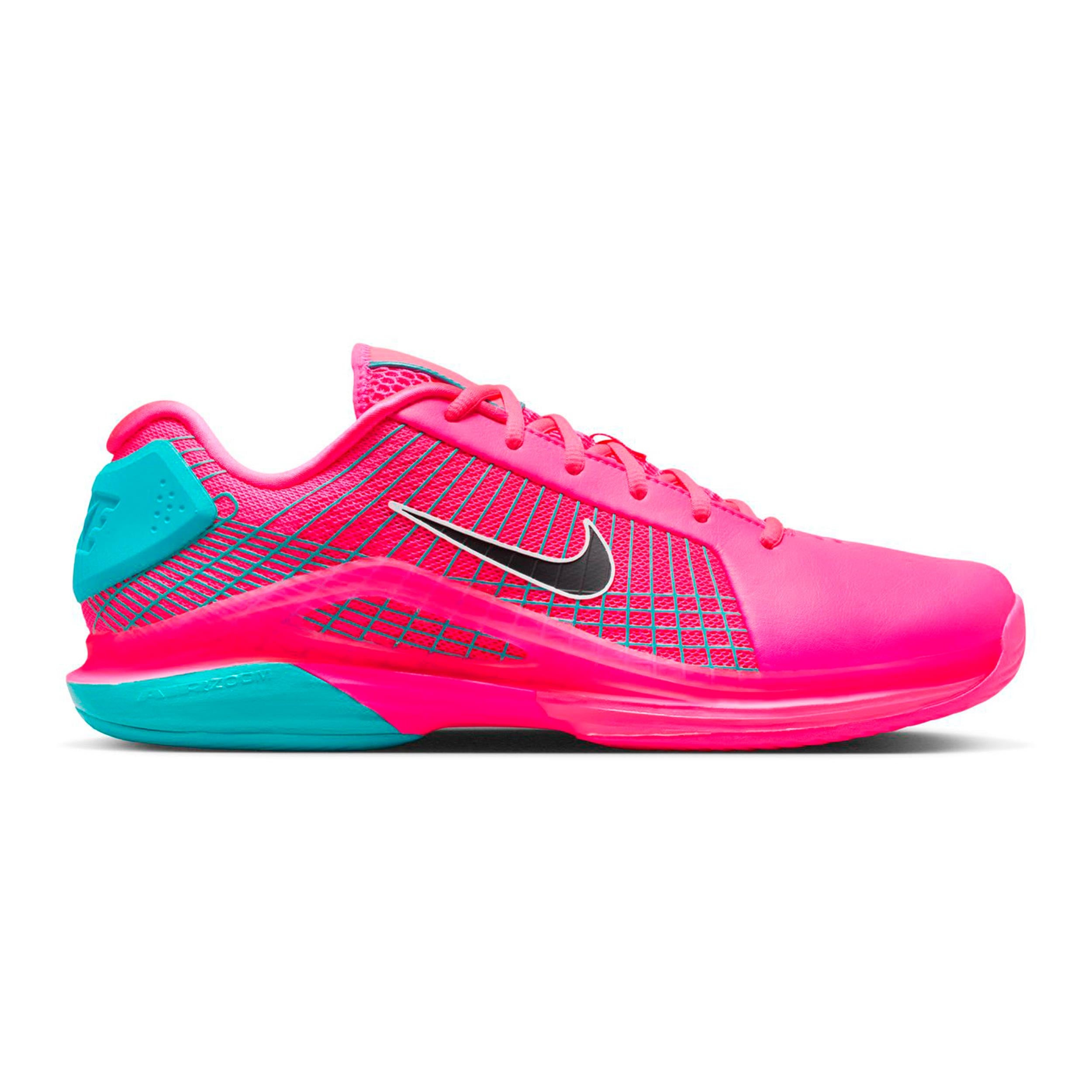 Nike Vapor 12 Hypersmash All court shoe Men-neon pink, turquoise