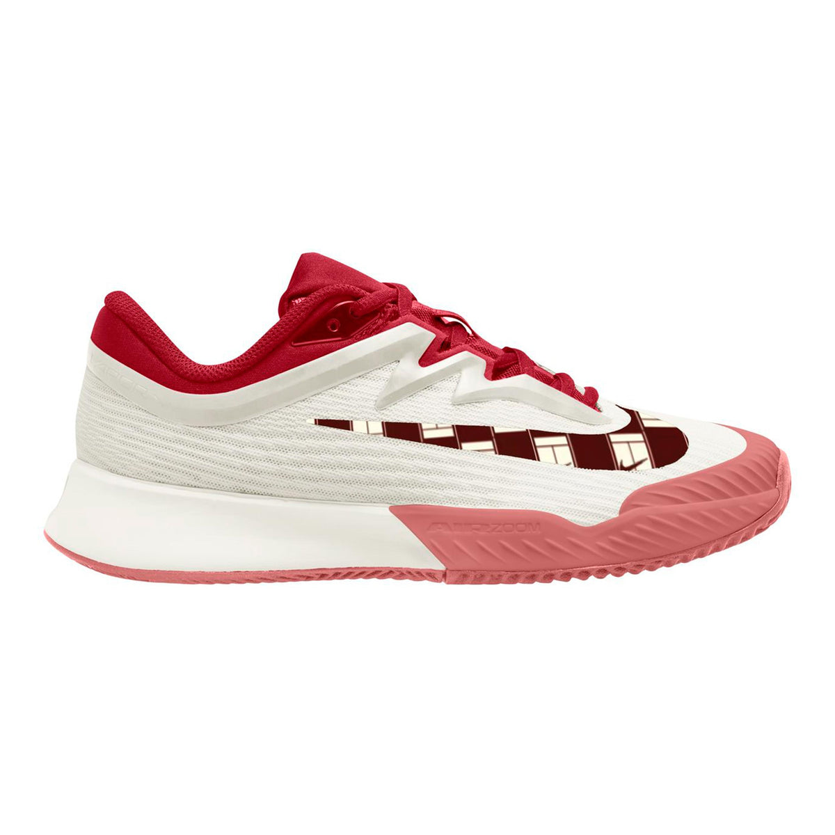 Nike Zoom Vapor Pro 3 Sandplatzschuh Damen - creme, dunkelrot