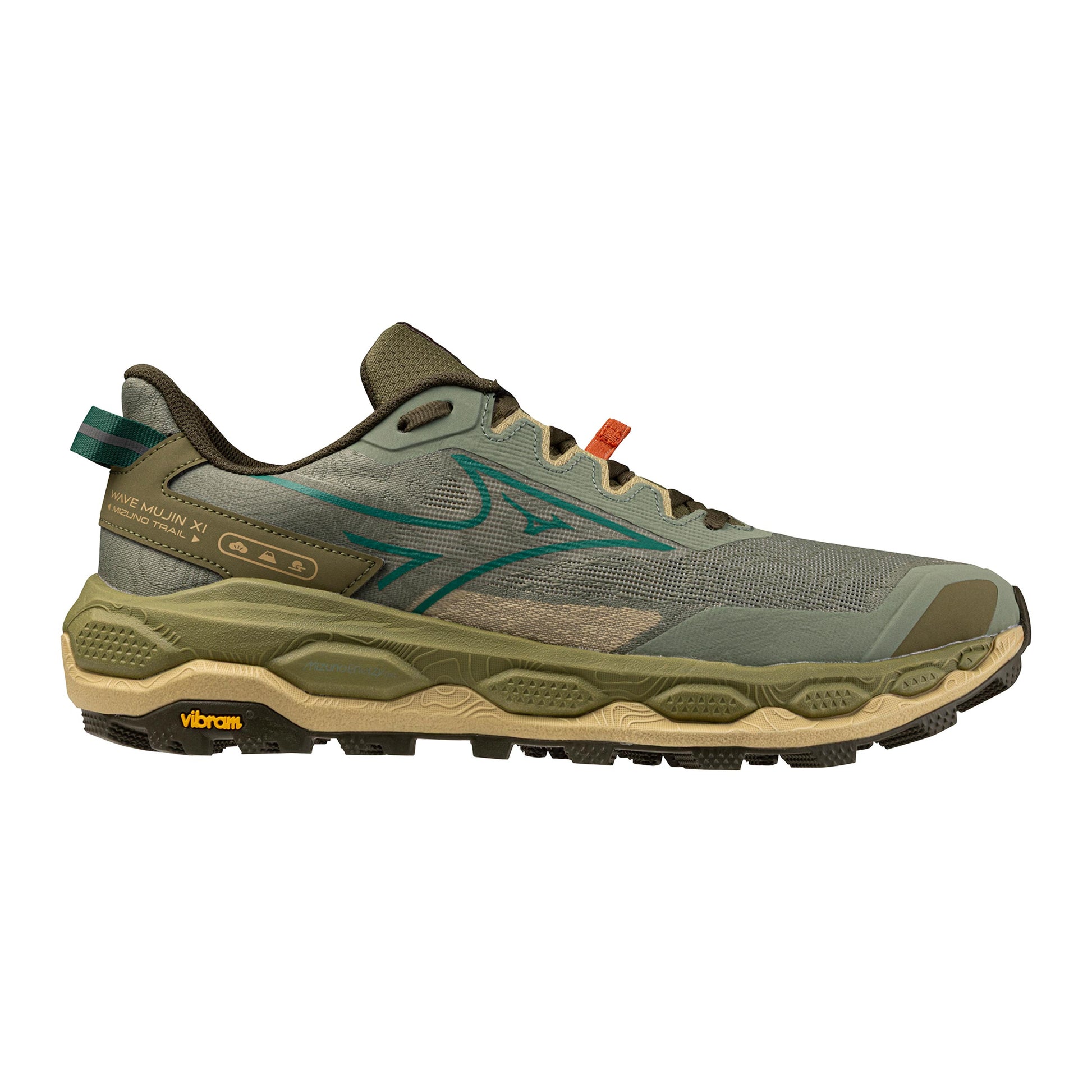 Mizuno Wave Mujin 11  Trail running shoe Men - olive, brown