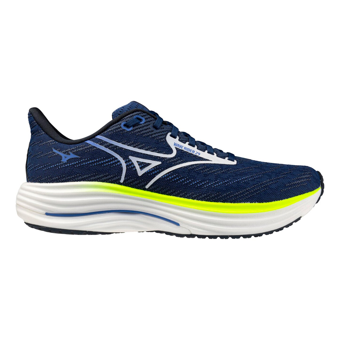 Mizuno Wave Rider 29                       Neutralschuh Herren-blau, weiß