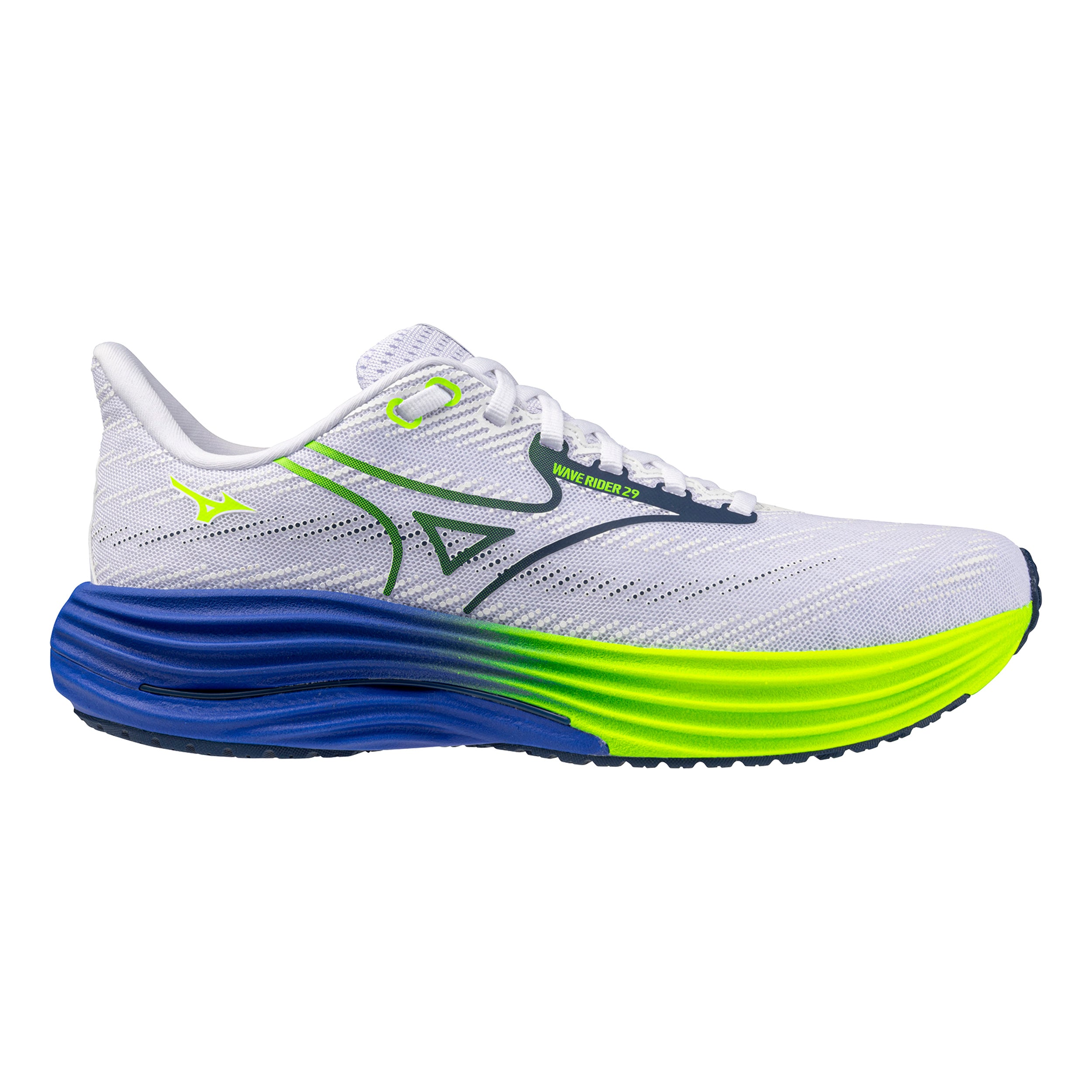 Mizuno Wave Rider 29                       Neutral running shoe Men-white, blue