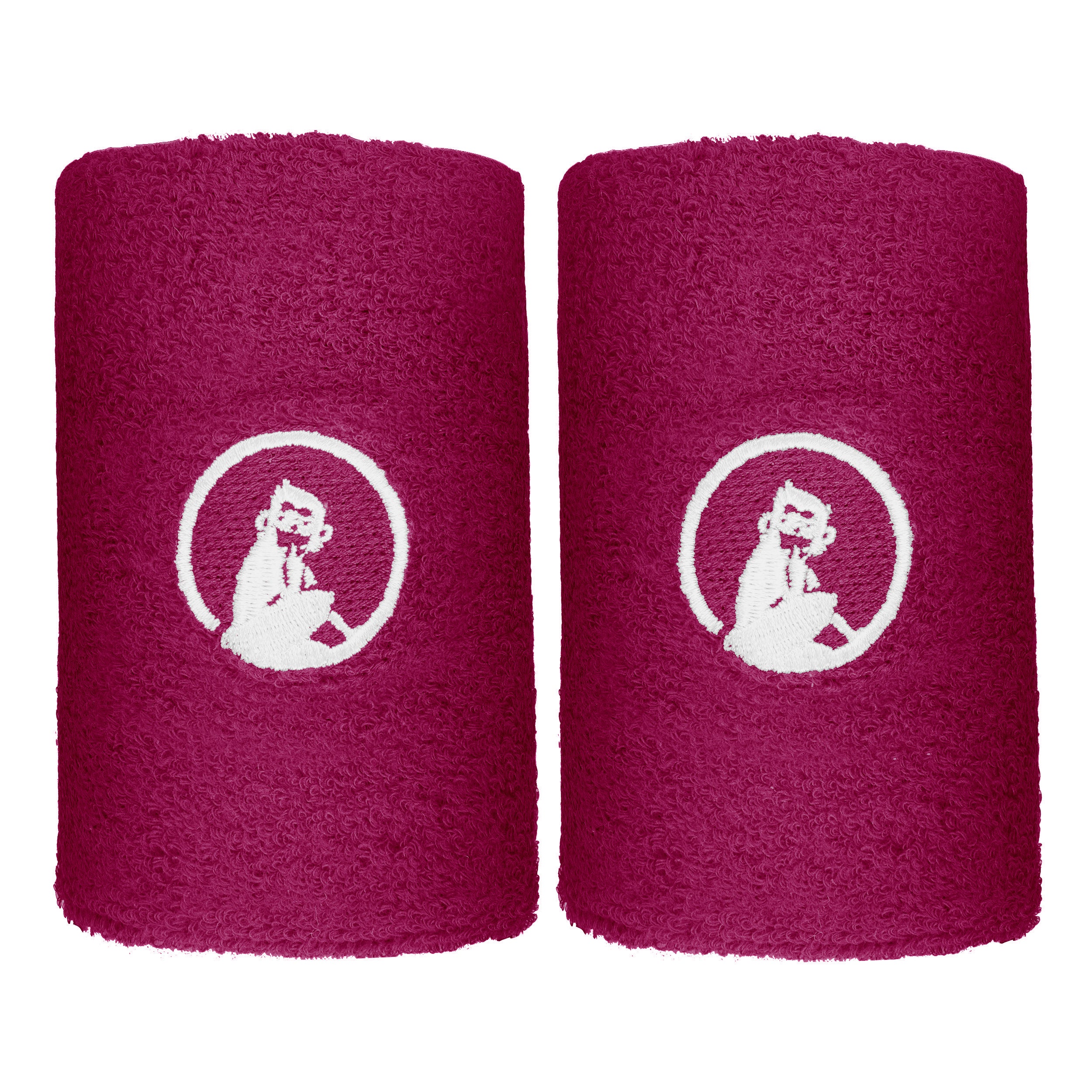 Quiet Please Wristband 2 Pack long - pink, white