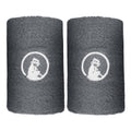Wristband 2 Pack long - dark grey, white