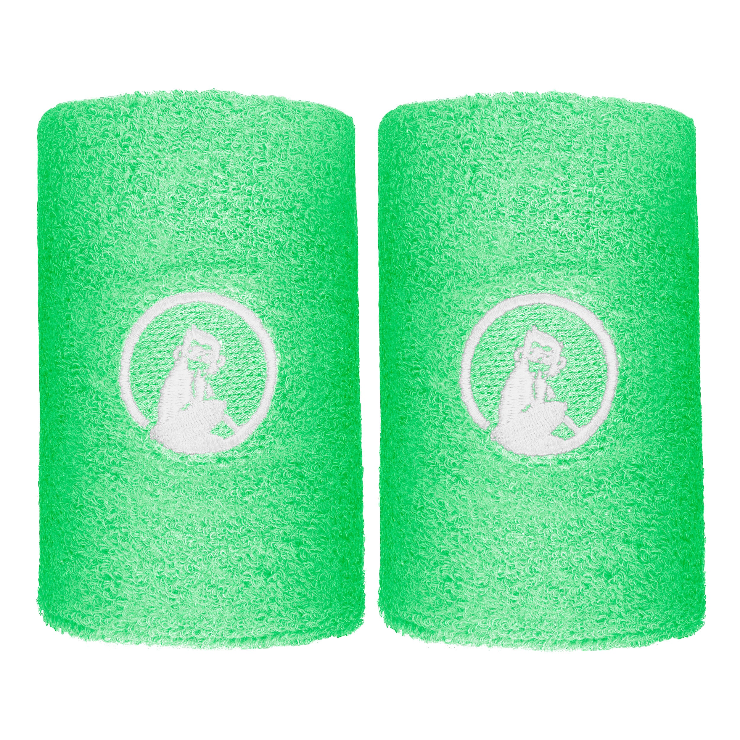 Quiet Please Wristband 2 Pack long - green, white