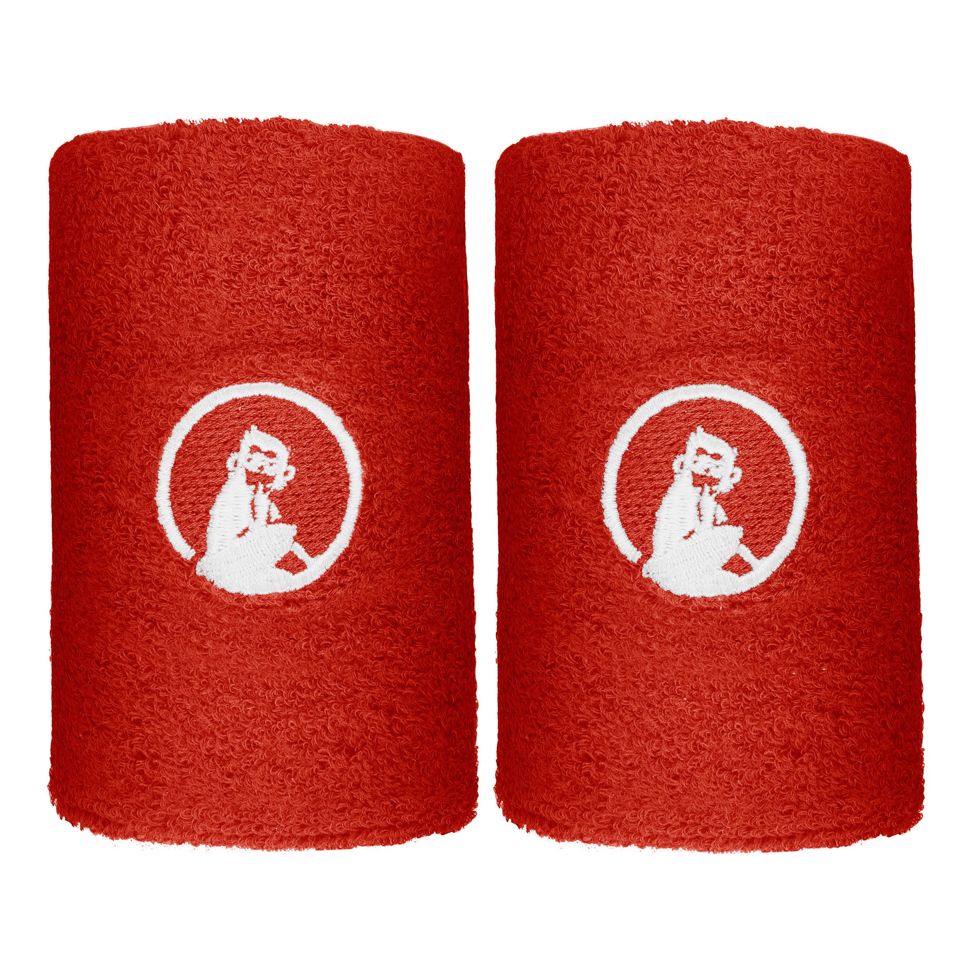 Quiet Please Wristband 2 Pack long - red, white