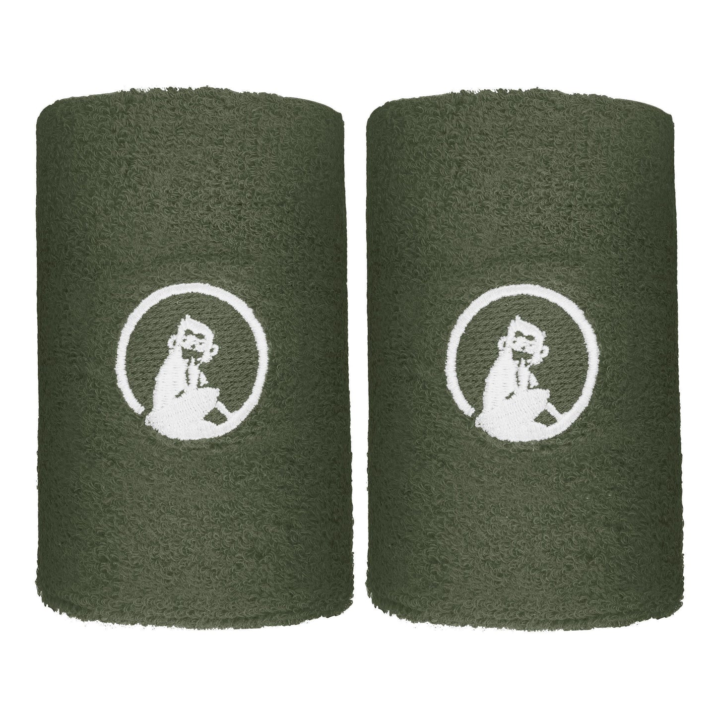 Quiet Please Memories Faded Memories Schweißband 2er Pack Unisex - dunkelgrün