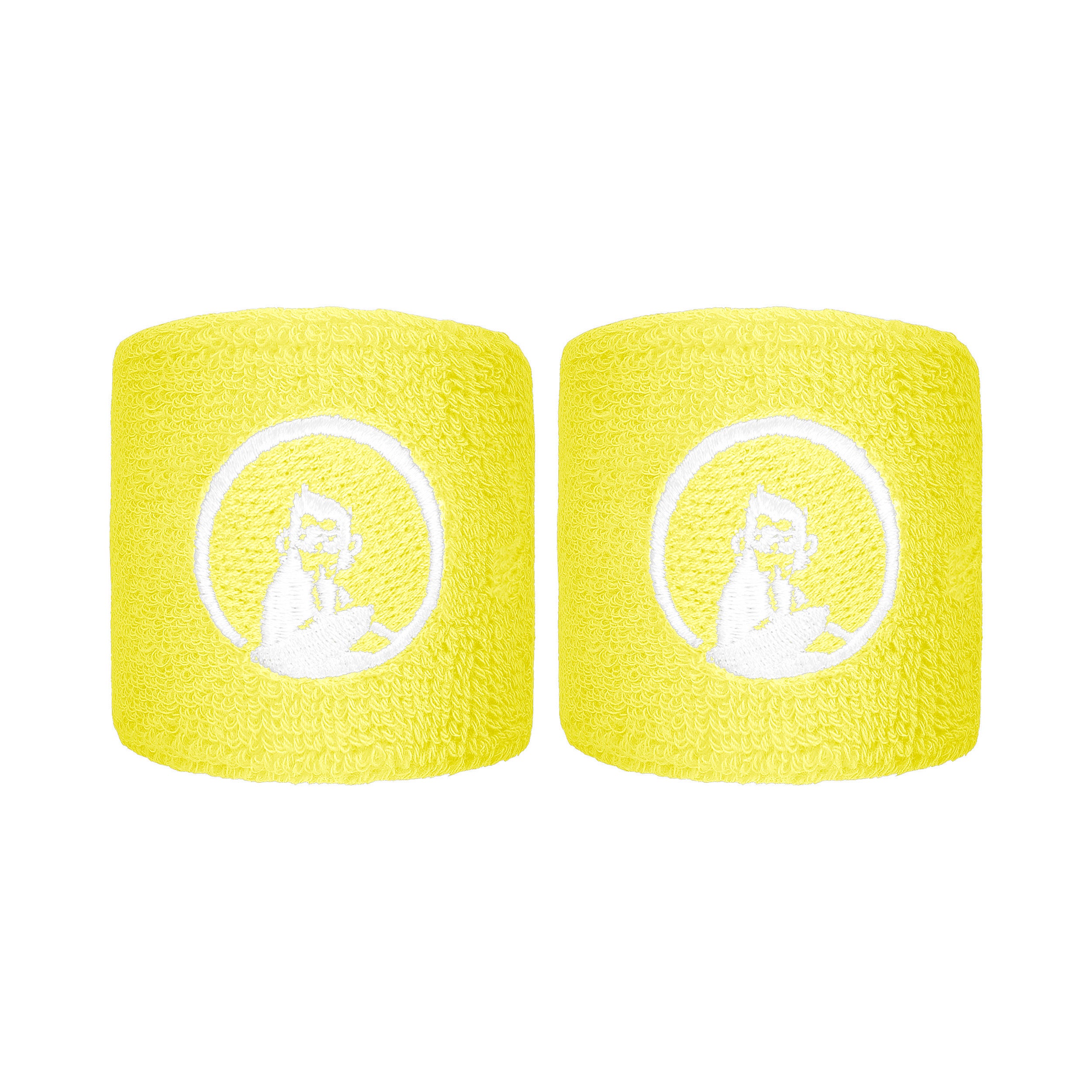 Quiet Please Wristband 2 Pack short - yellow, white