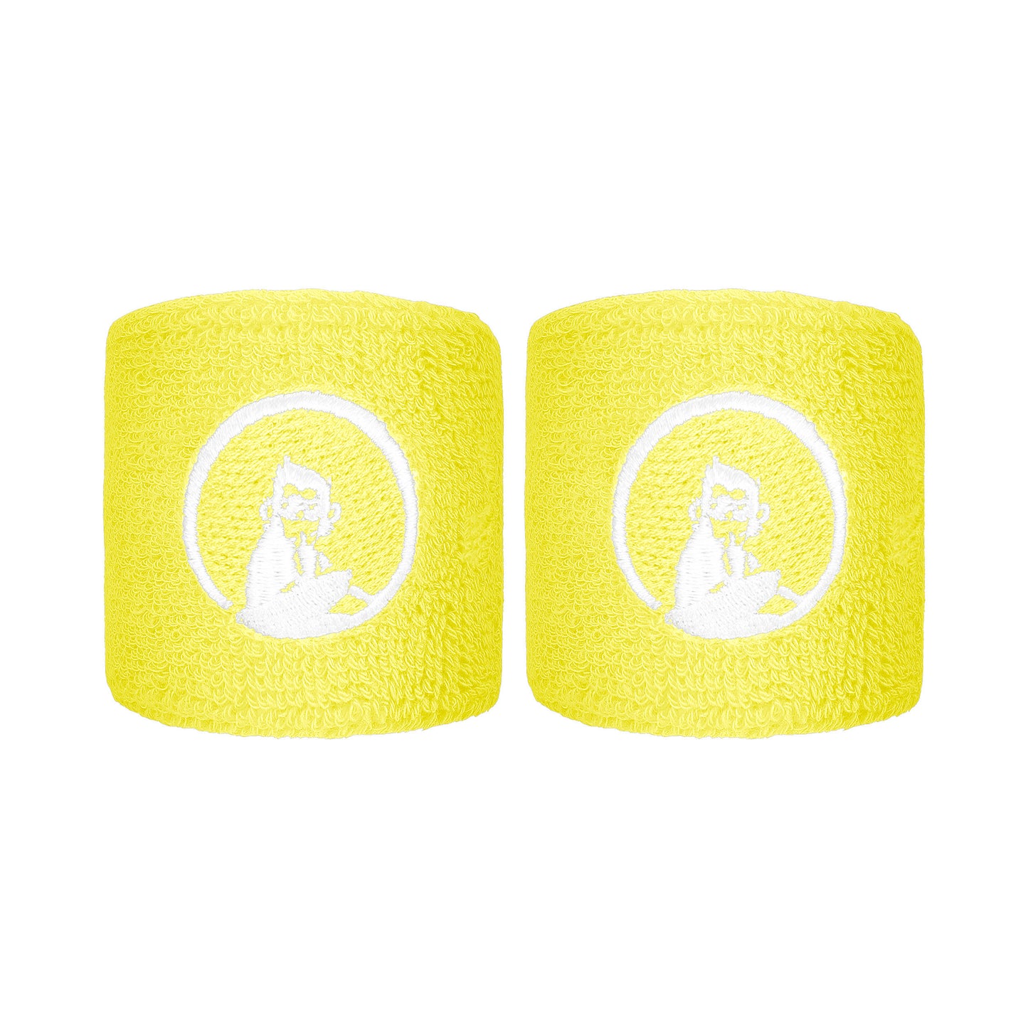 Quiet Please Wristband 2 Pack short - yellow, white