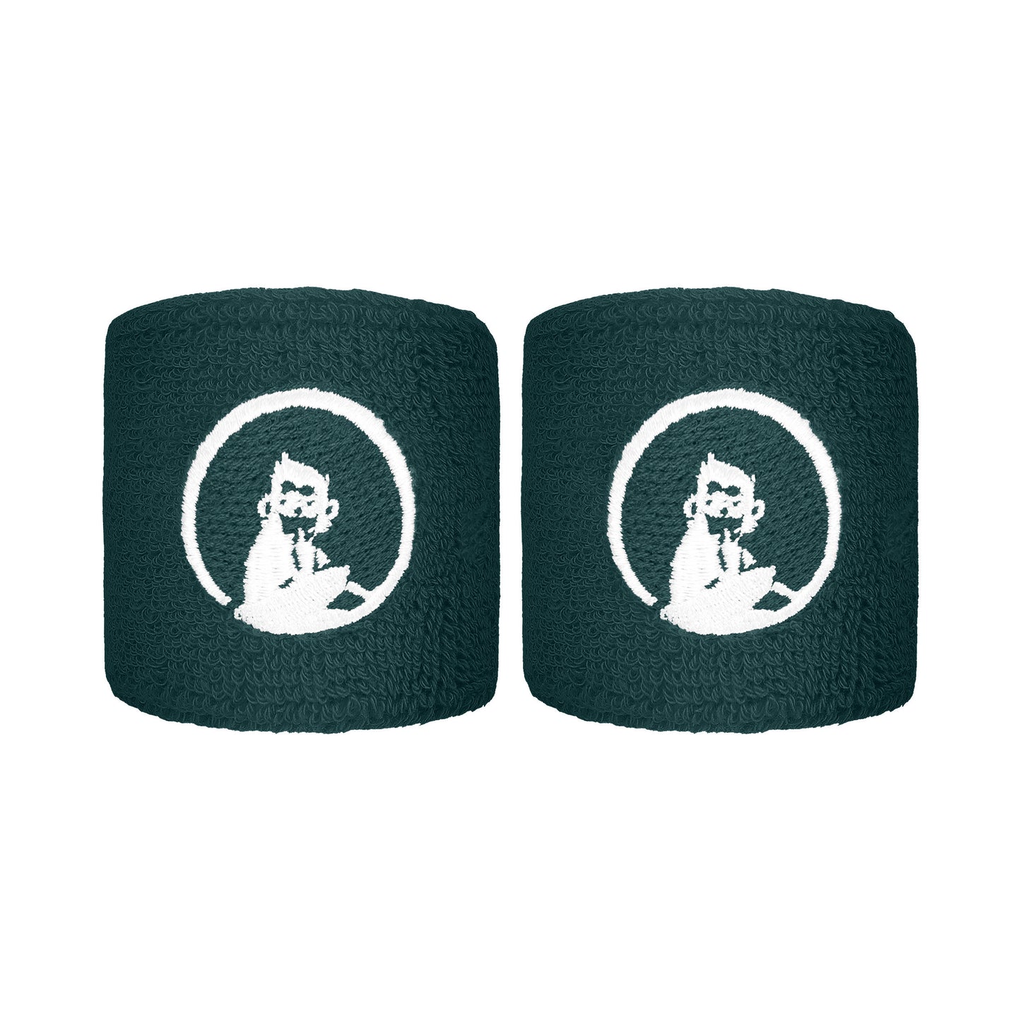 Quiet Please Wristband 2 Pack short - green