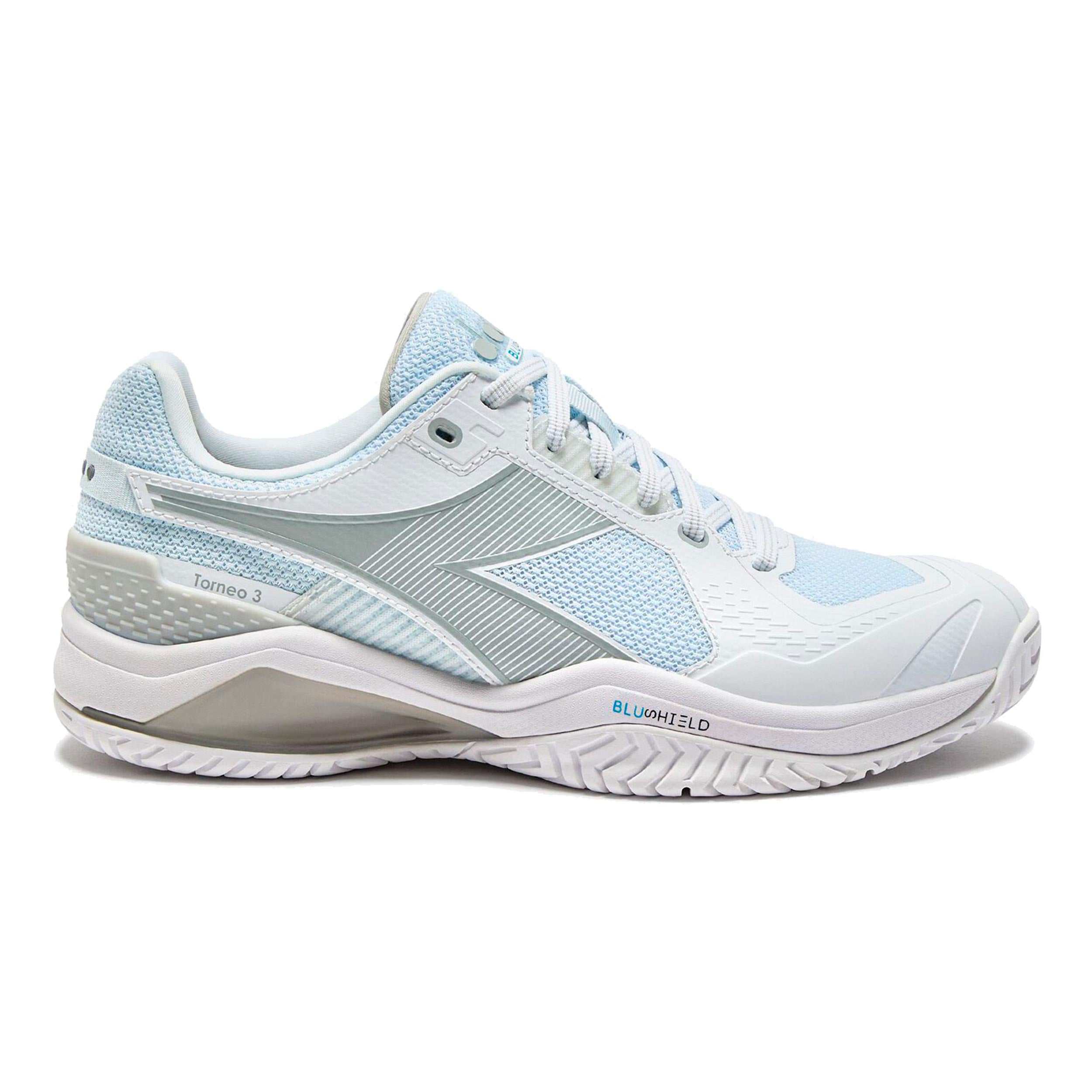 Diadora Blushield Torneo 3 All court shoe Women - white, silver