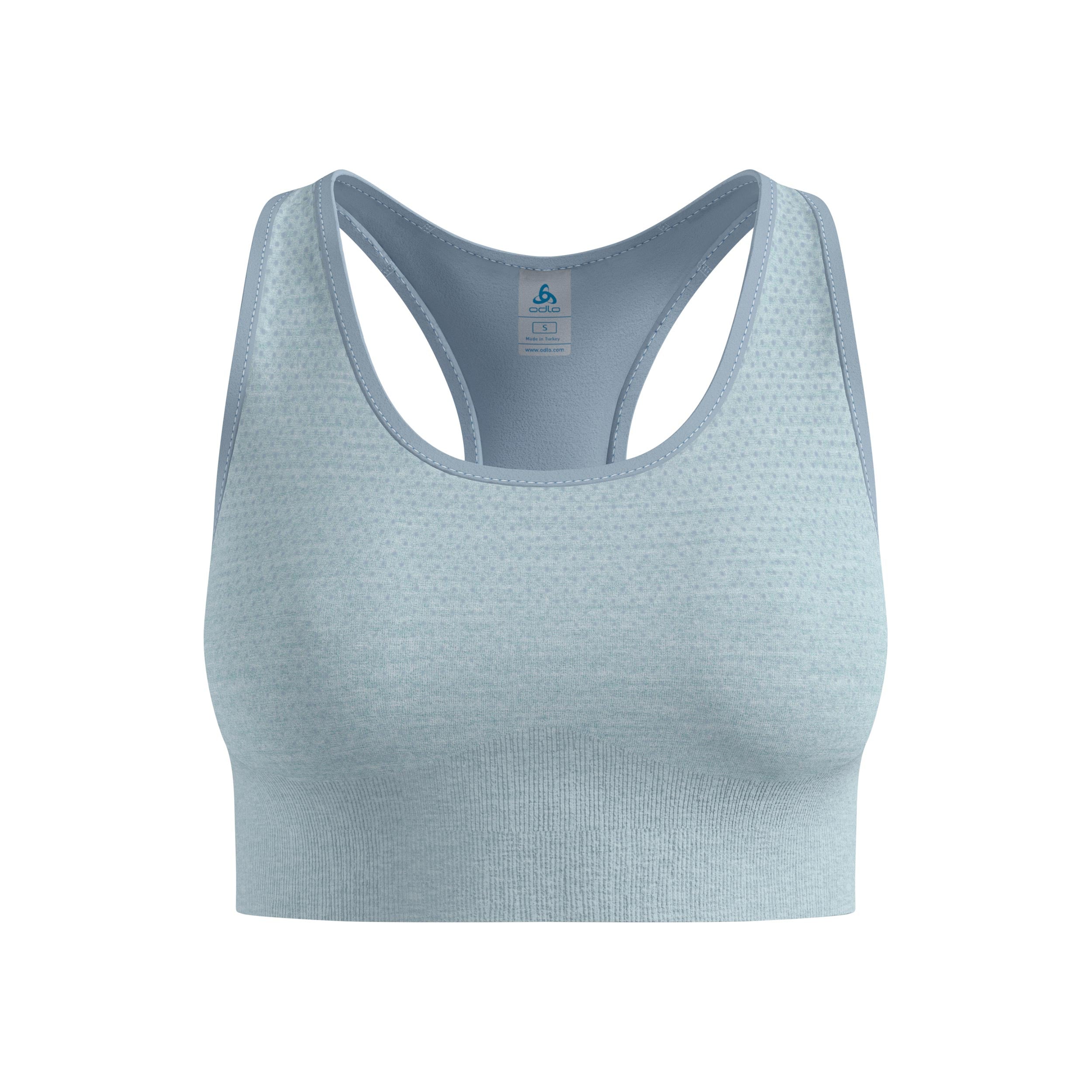 Odlo Seamless Medium Padded Sport Sport-BH Damen-hellblau