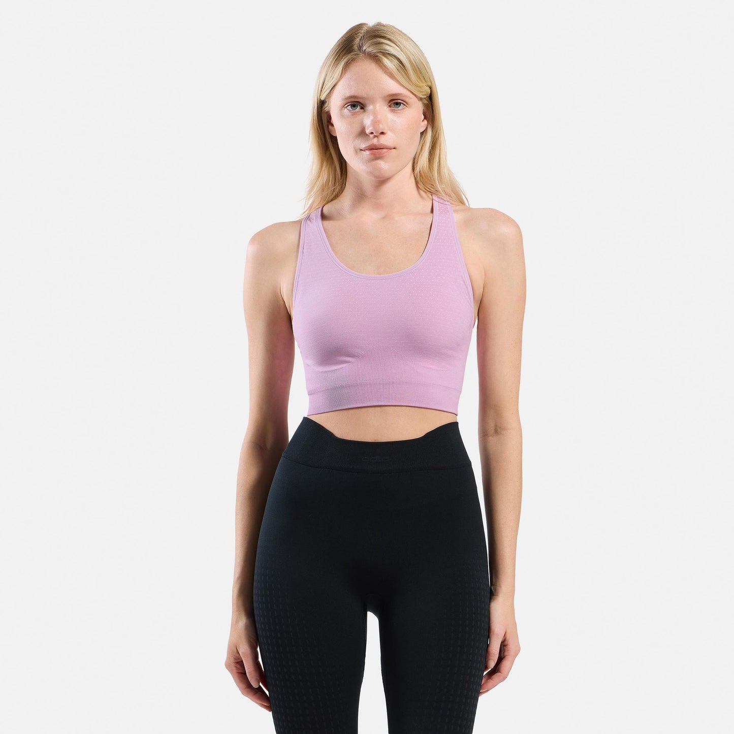 Odlo Seamless Medium Padded Sport  Sport-BH Damen - lila