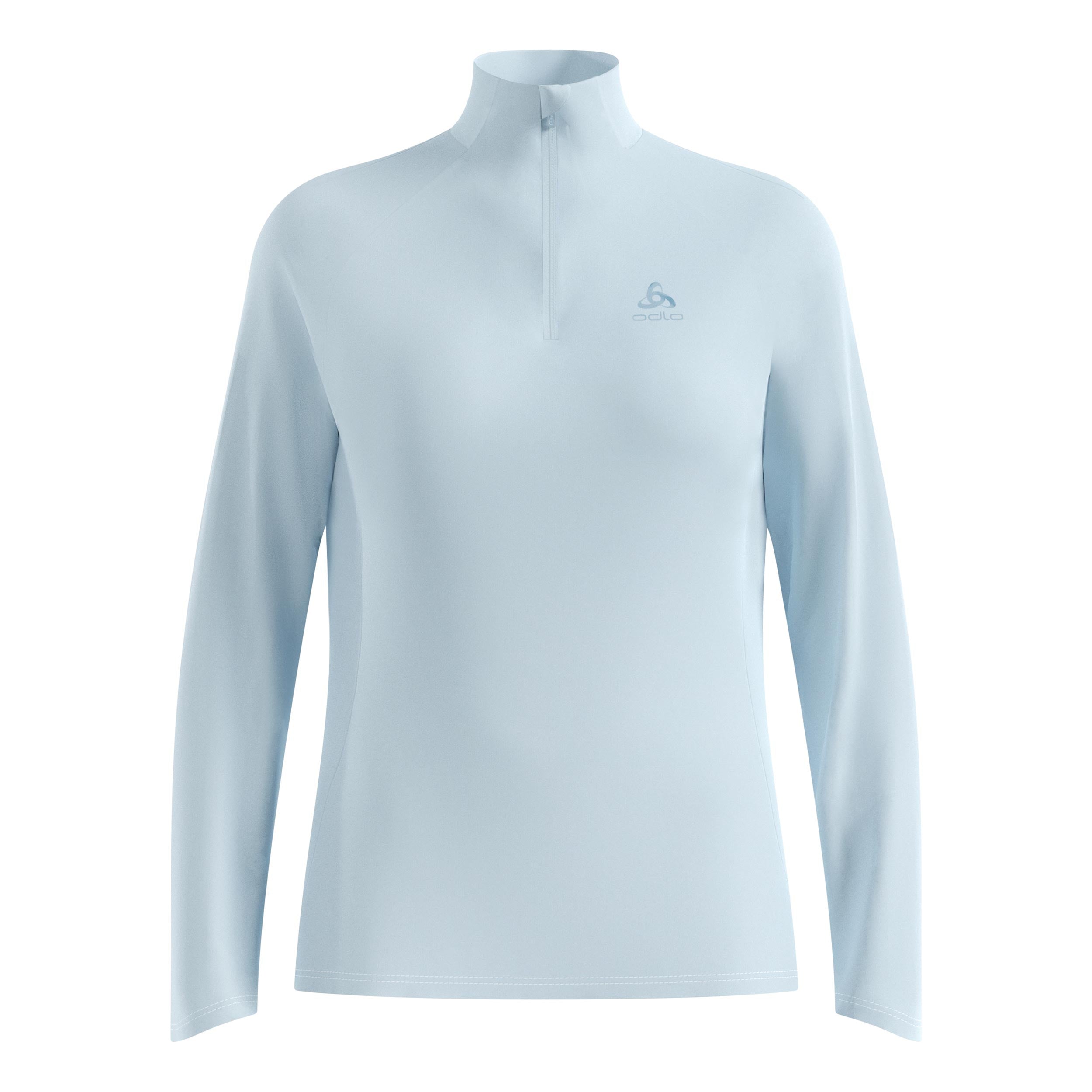 Odlo Essential 1/2 Zip Running shirt Women-light blue