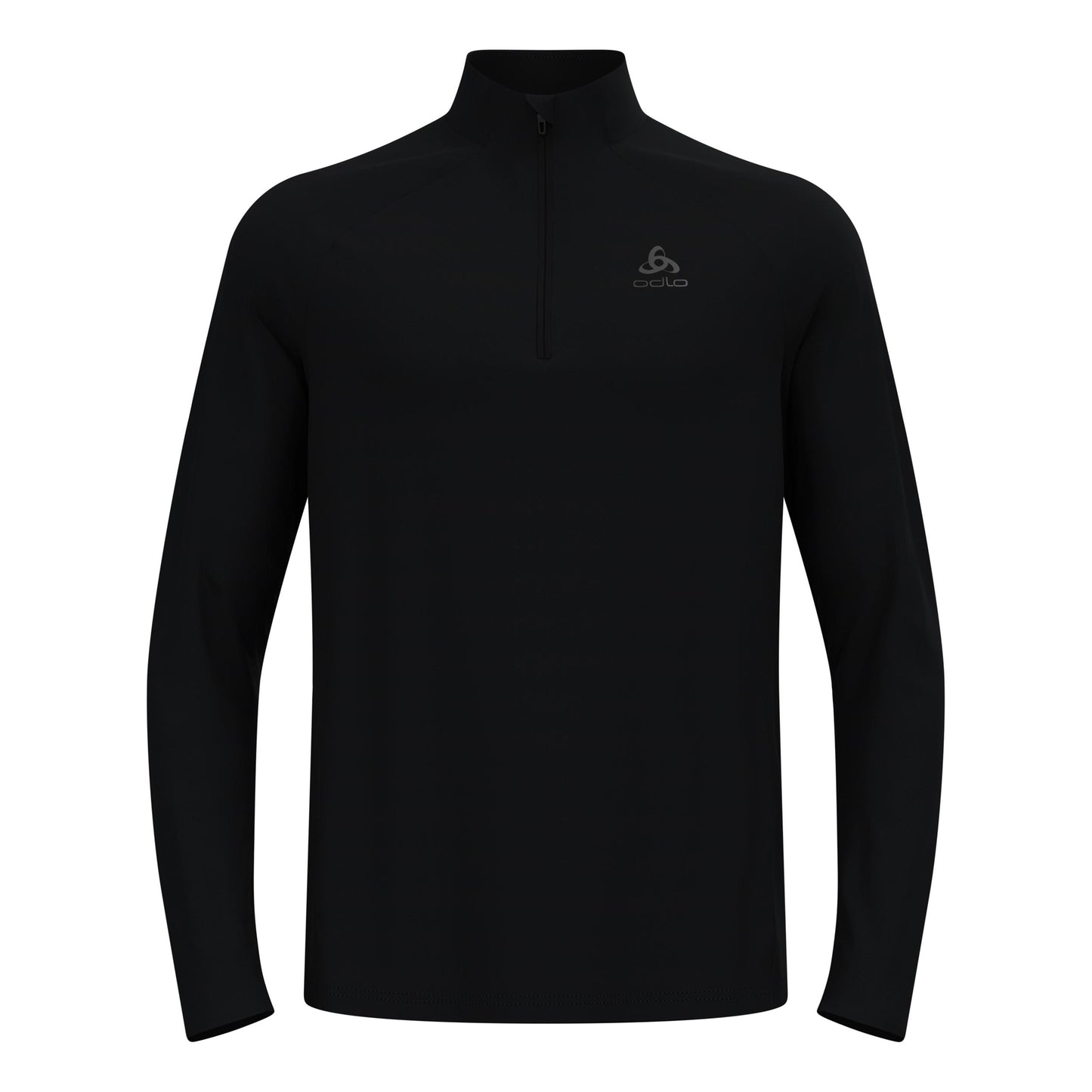 Odlo Essential 1/2 Zip Running shirt Men-black, black