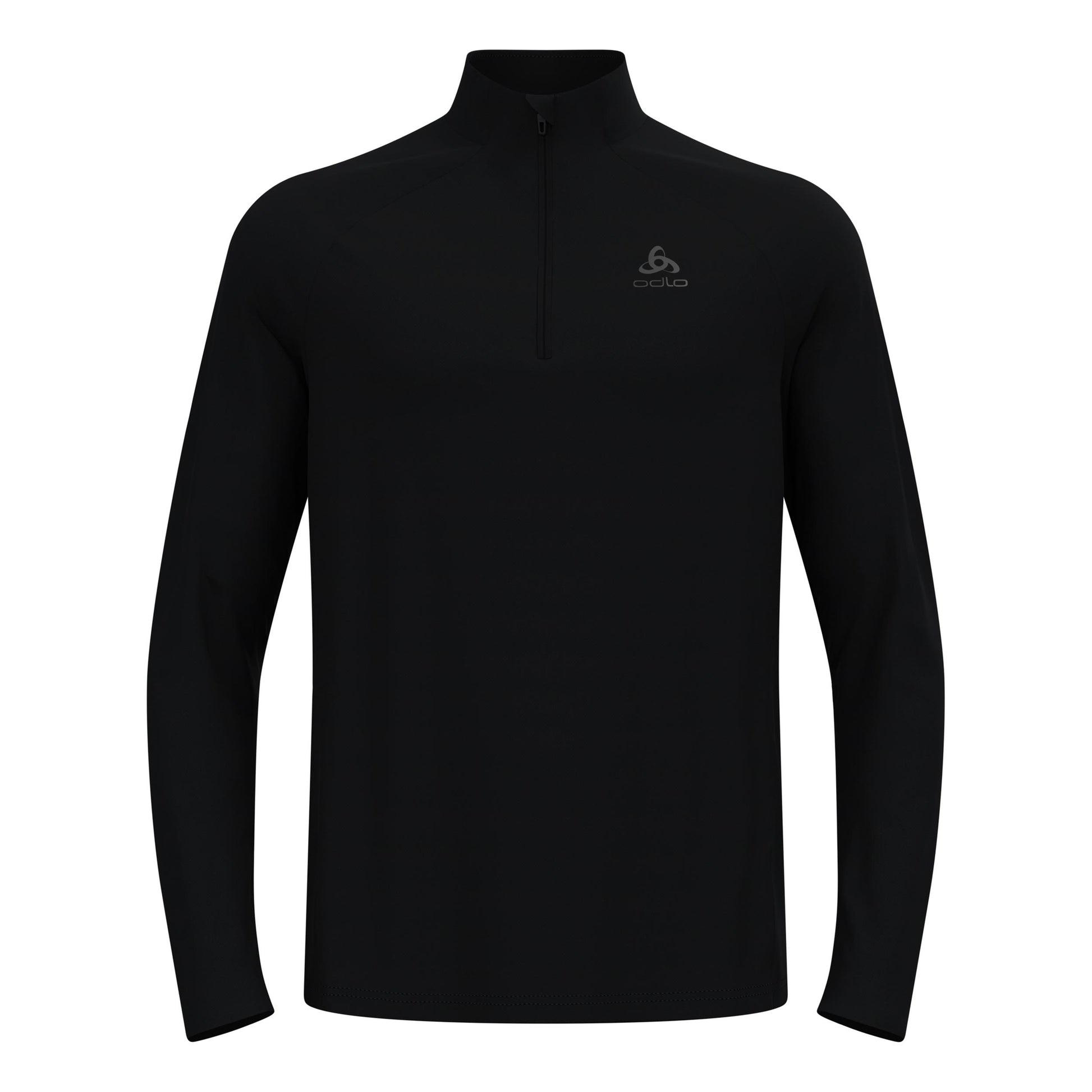 Odlo Essential 1/2 Zip Running shirt Men-black, black