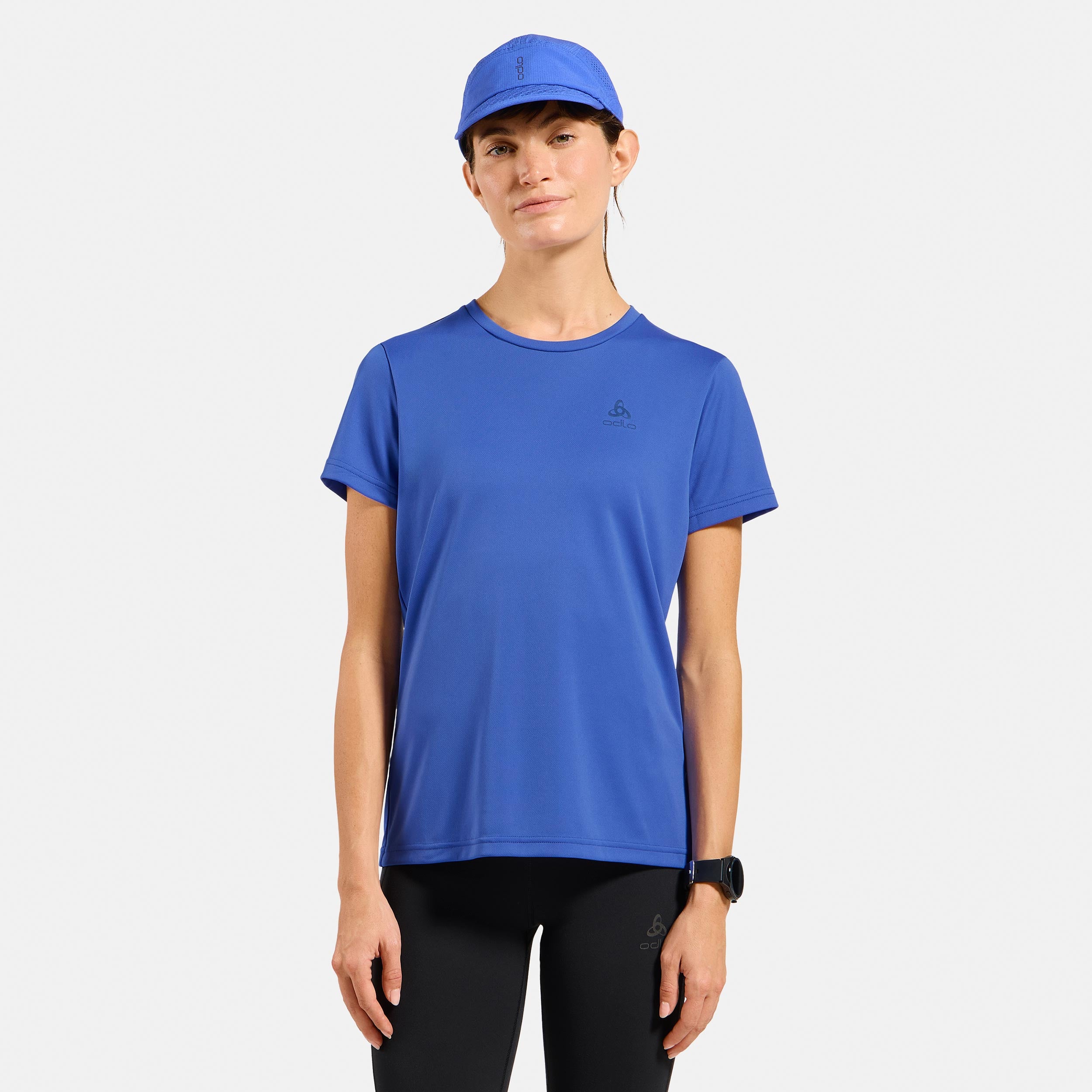 Odlo Essential Laufshirt Damen-blau